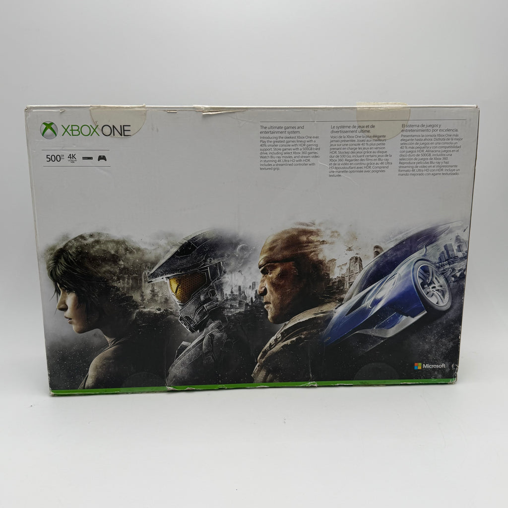 Microsoft Xbox One S 500GB Console - White With Cables