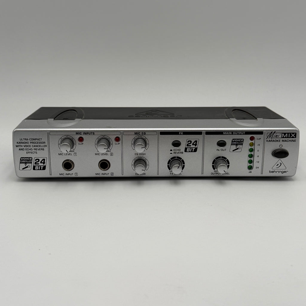 Behringer Minimix Mix800 Ultra-Compact Karaoke Machine w/ Power Cord Used Tested