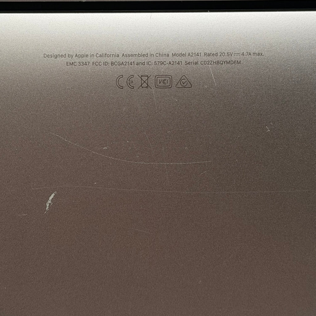 Apple MacBook Pro 16" A2141 2019 Laptop Used - A Silver