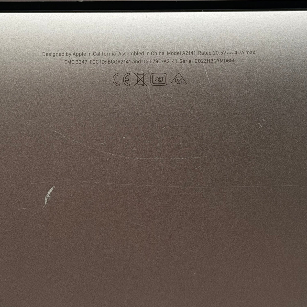 Apple MacBook Pro 16" A2141 2019 Laptop Used - A Silver