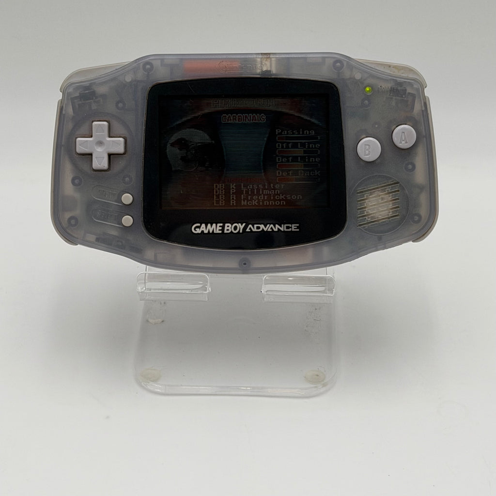 Nintendo Game Boy Advance AGB-001 Clear Handheld Console