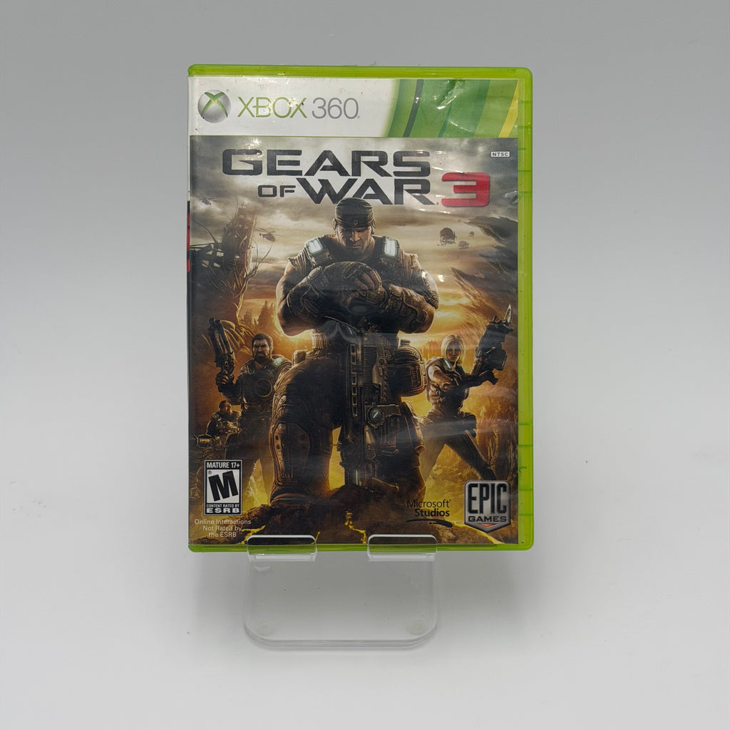 Gears of War 3 (Microsoft Xbox 360, 2011) CIB Complete w/ Manual - TESTED