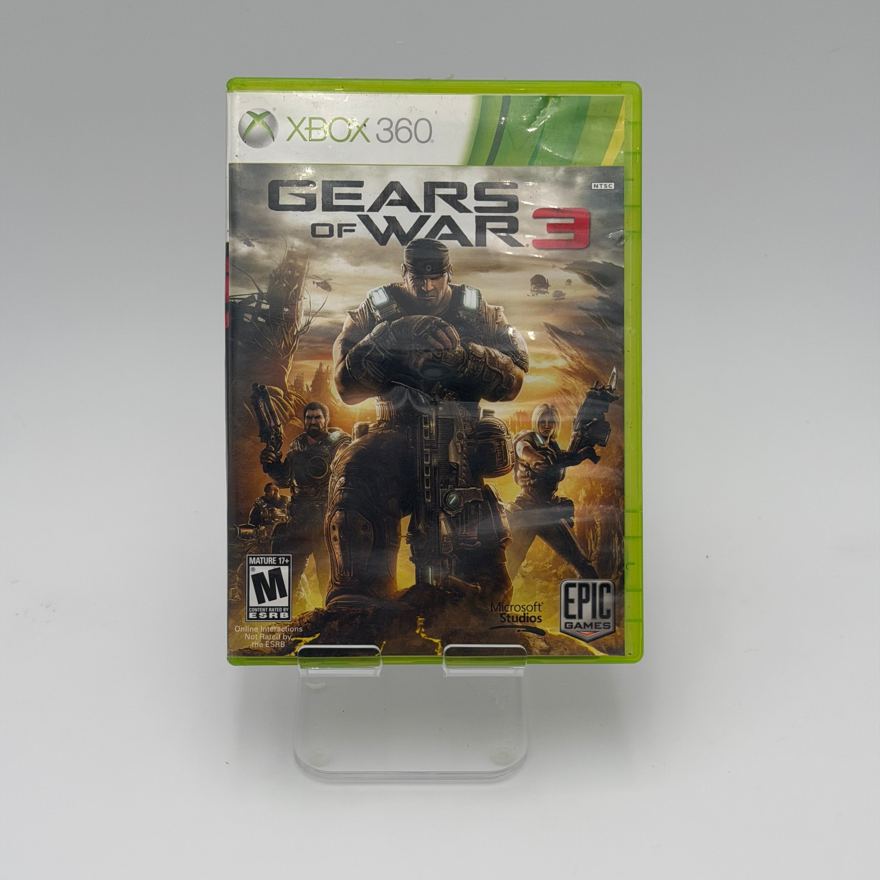 Gears of War 3 (Microsoft Xbox 360, 2011) CIB Complete w/ Manual - TESTED