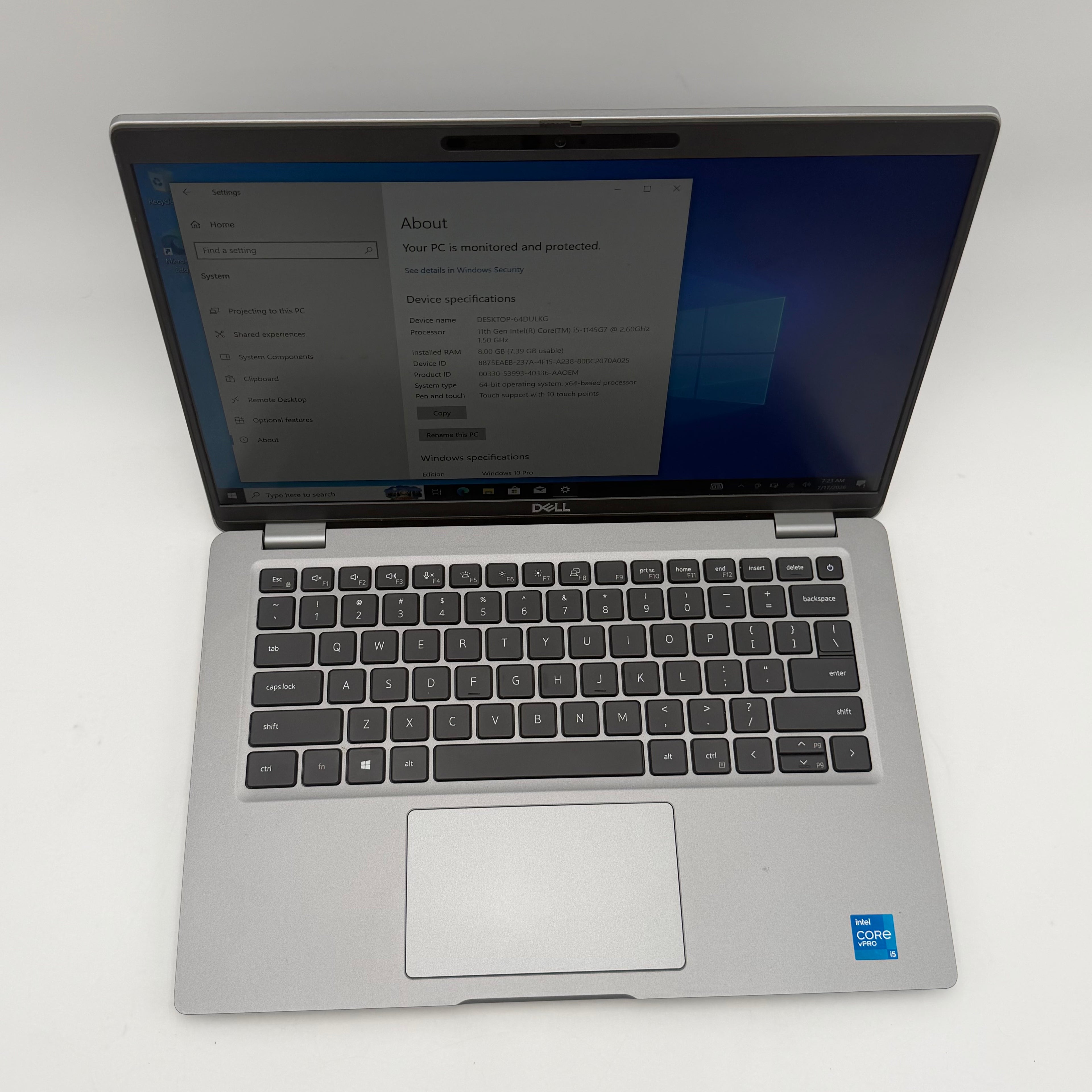 Dell Latitude 5420 14.0" FHD Touch Intel i5-1145G7 8GB 256GB