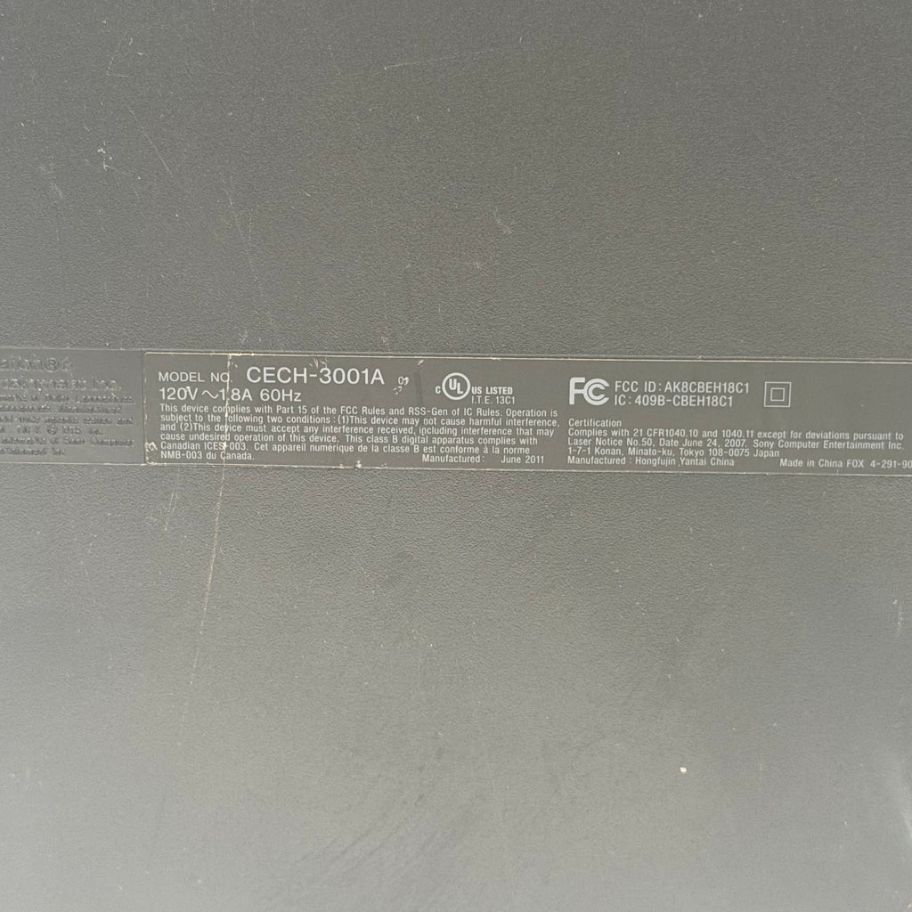 Sony PlayStation 3 Slim CECH-3001B Video Game System