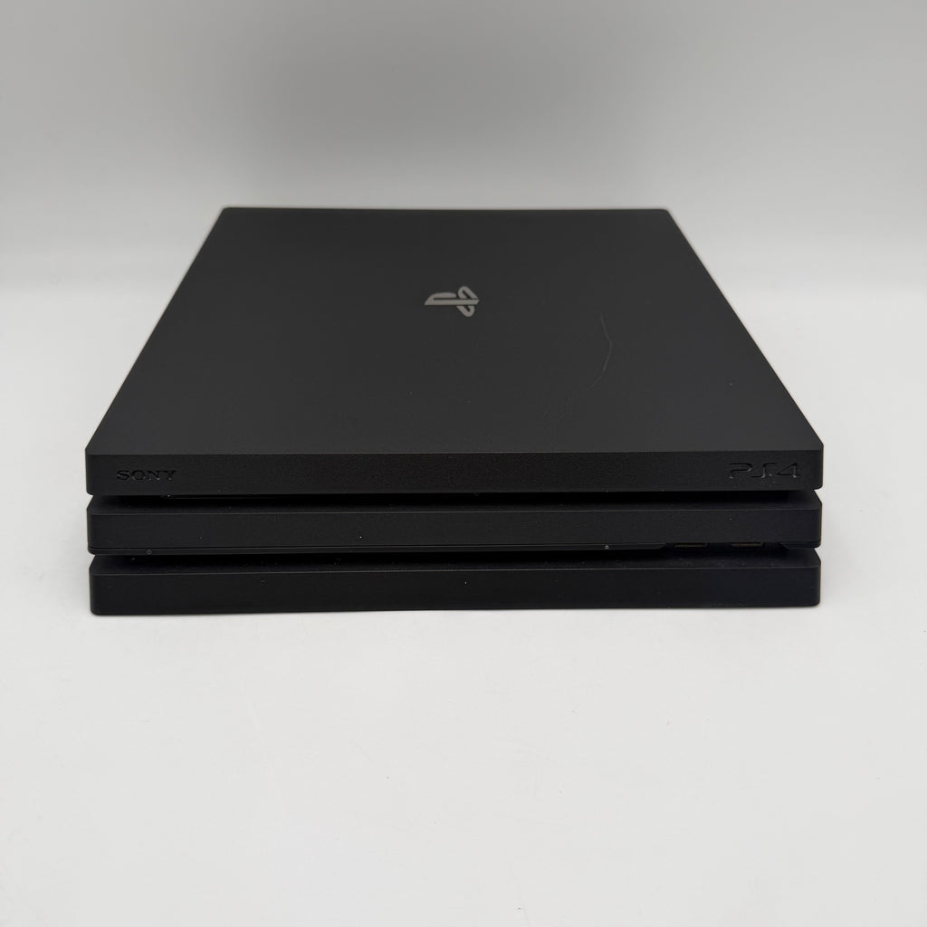 Sony PlayStation 4 Pro PS4 1TB Black Console CUH-7215B With 2 Controllers and Cables