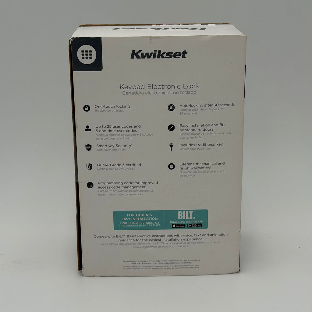 Kiwikset Powerbolt 250 Smart Lock - Gold - New In Box