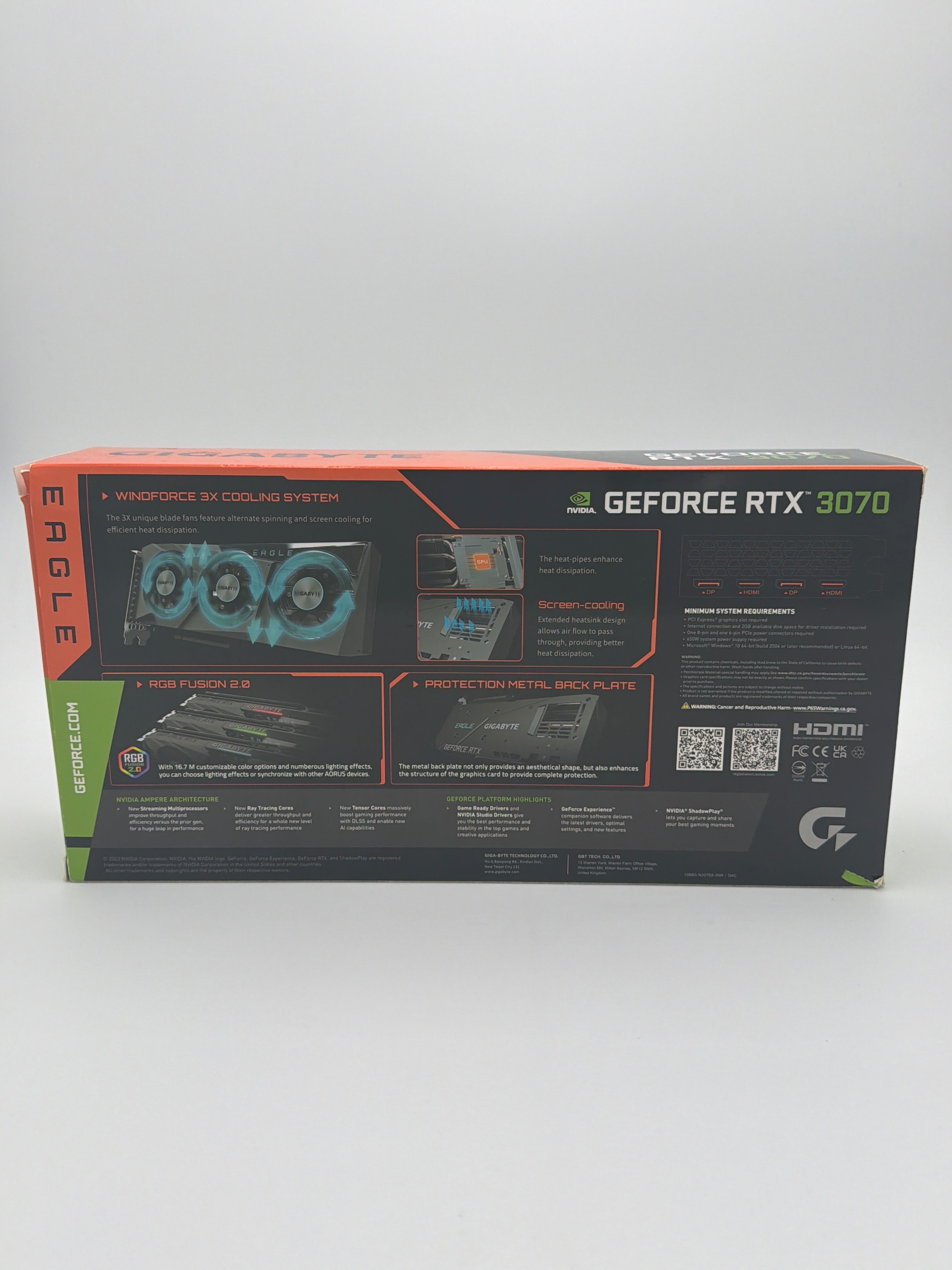 GIGABYTE Eagle GeForce RTX 3070 Graphics CARD 8gb
