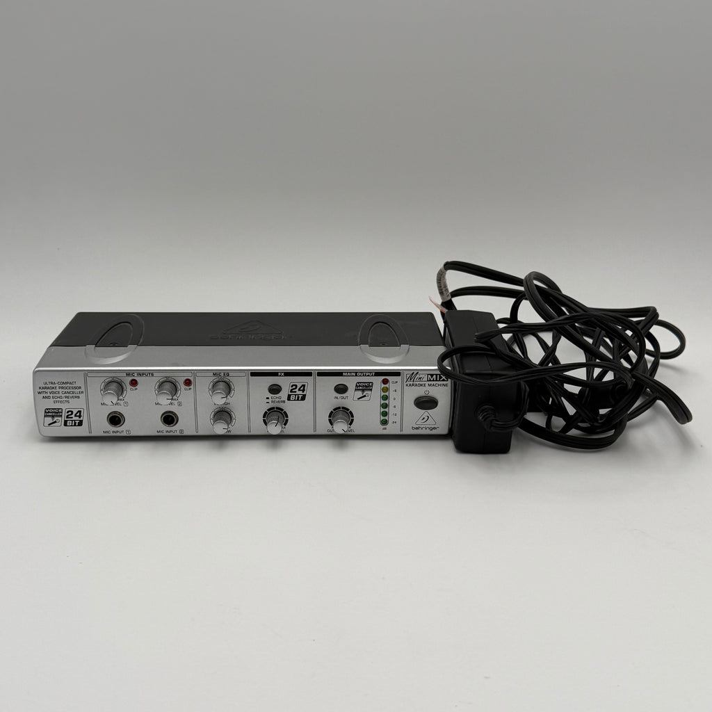Behringer Minimix Mix800 Ultra-Compact Karaoke Machine w/ Power Cord Used Tested