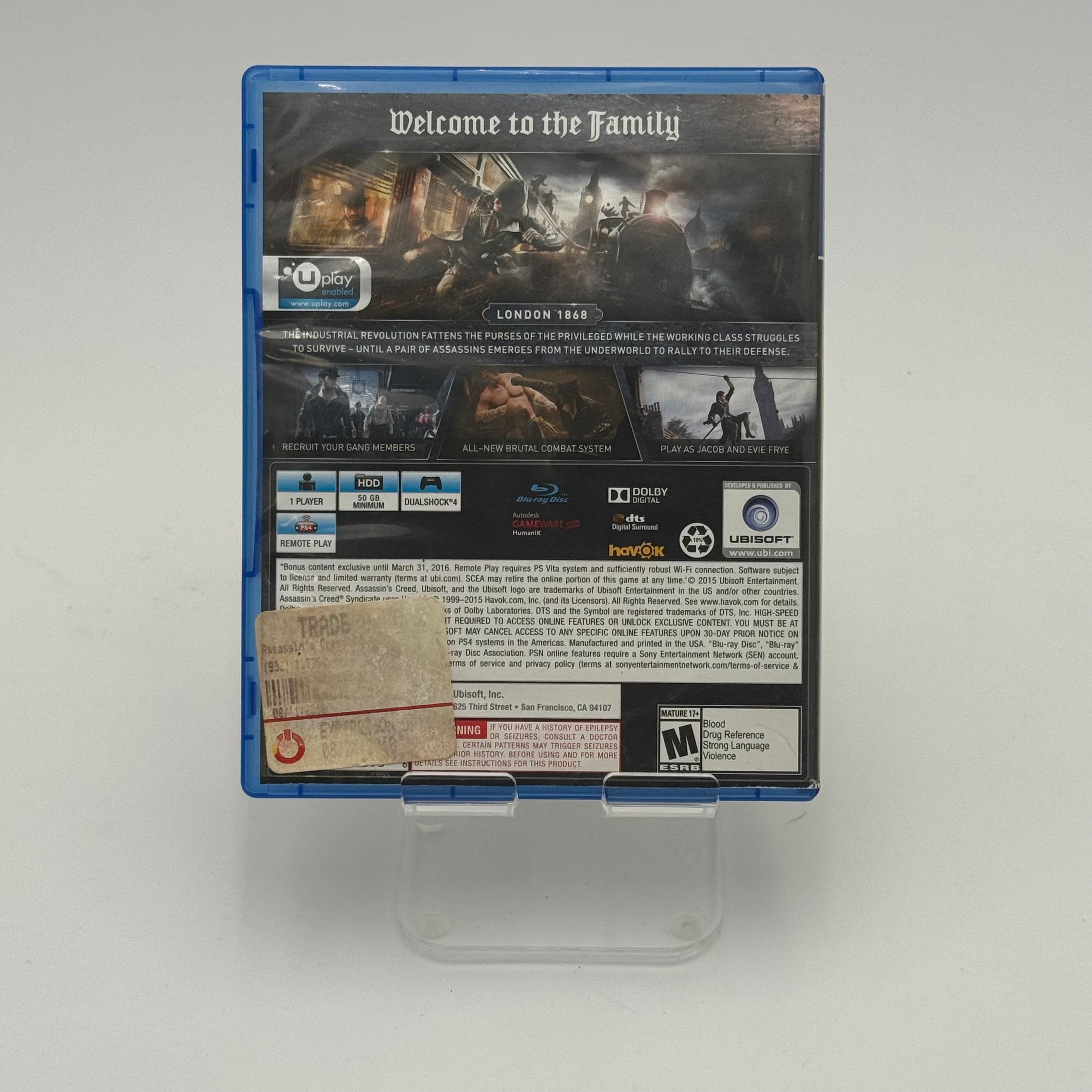 Assassin's Creed: Syndicate Limited Edition PlayStation 4 - Used