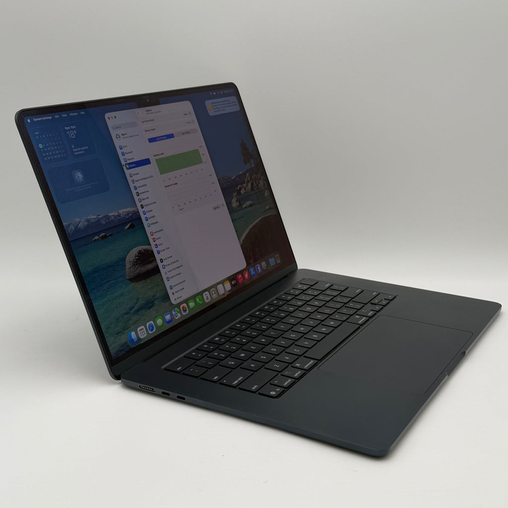 Apple MacBook Air 15-inch A3241 2024 Black - 16GB RAM 256GB SSD