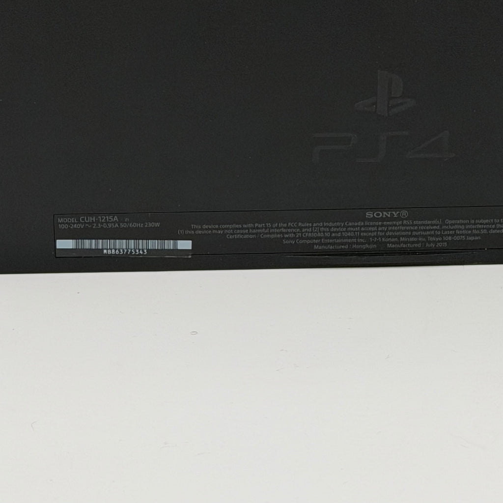 Sony PlayStation 4 PS4 500GB Black Console CUH-1215A - Console Only