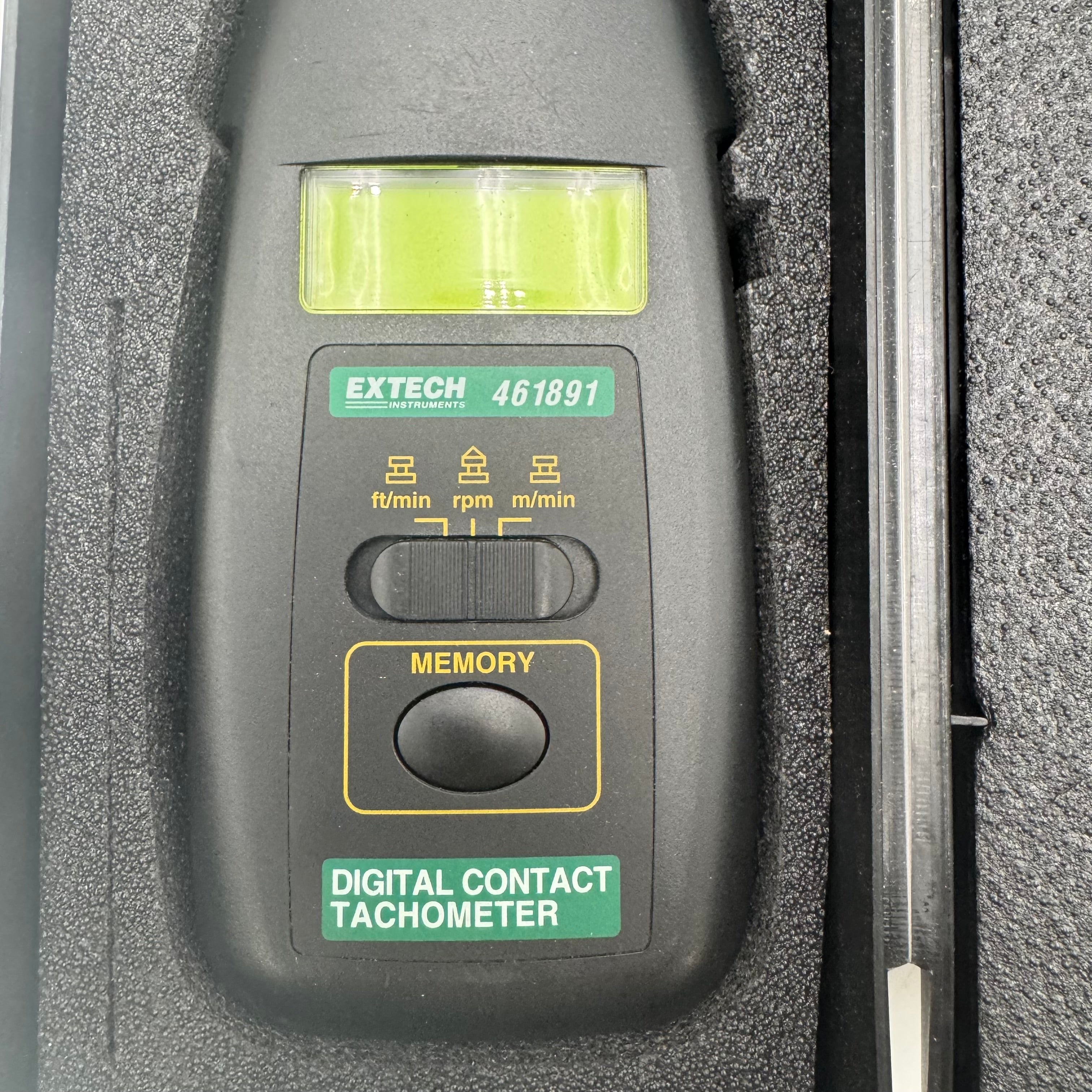 Extech 461891 Digital Contact Tachometer - Great Condition