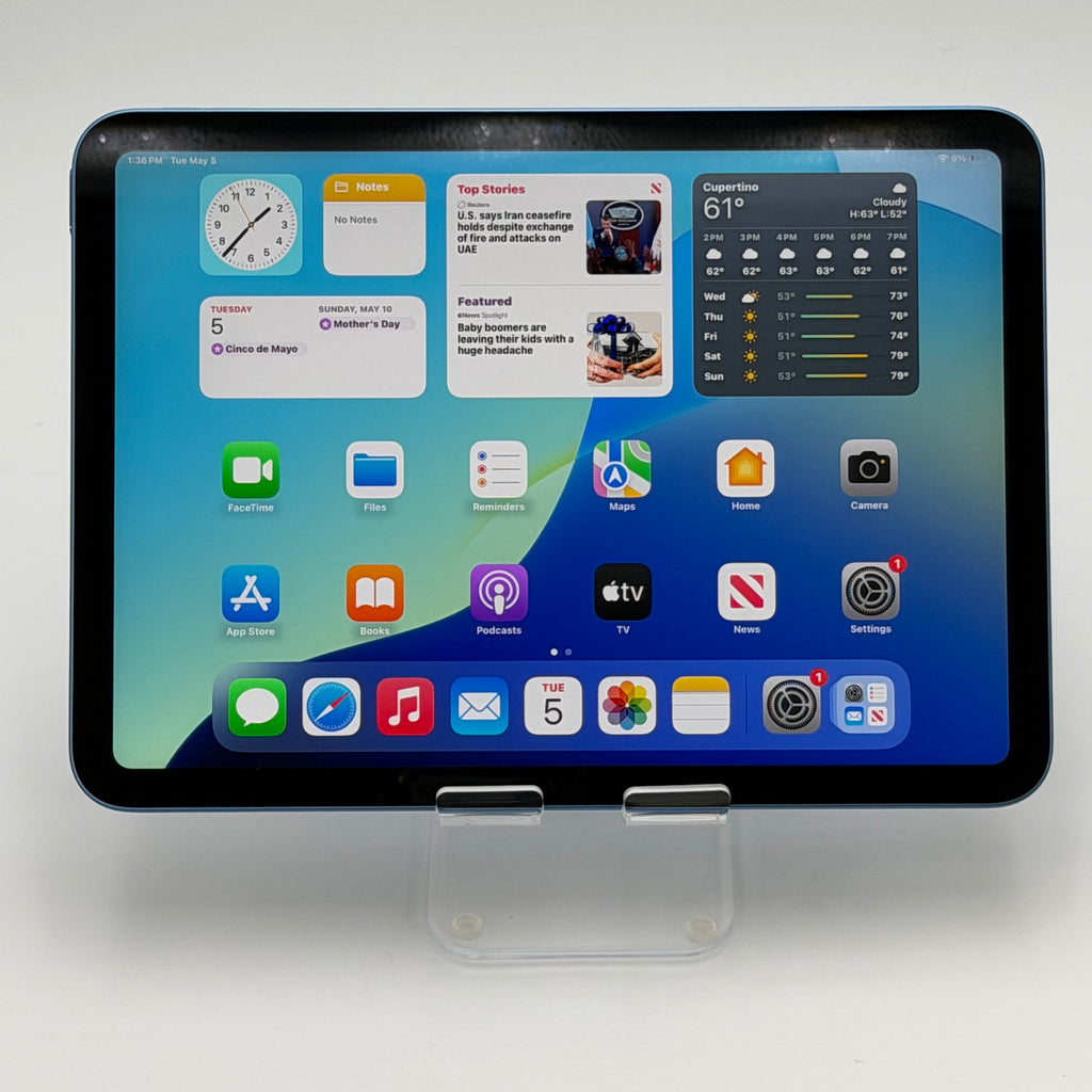 Apple iPad A16 11th Gen (Wi-Fi Only) 11" - 128GB - Blue - MD4A4LL/A