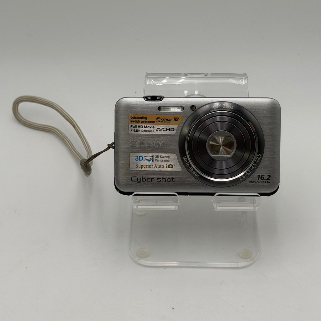 Sony Cyber-shot DSC-W7 Digital Camera - Silver with Charger + Bag