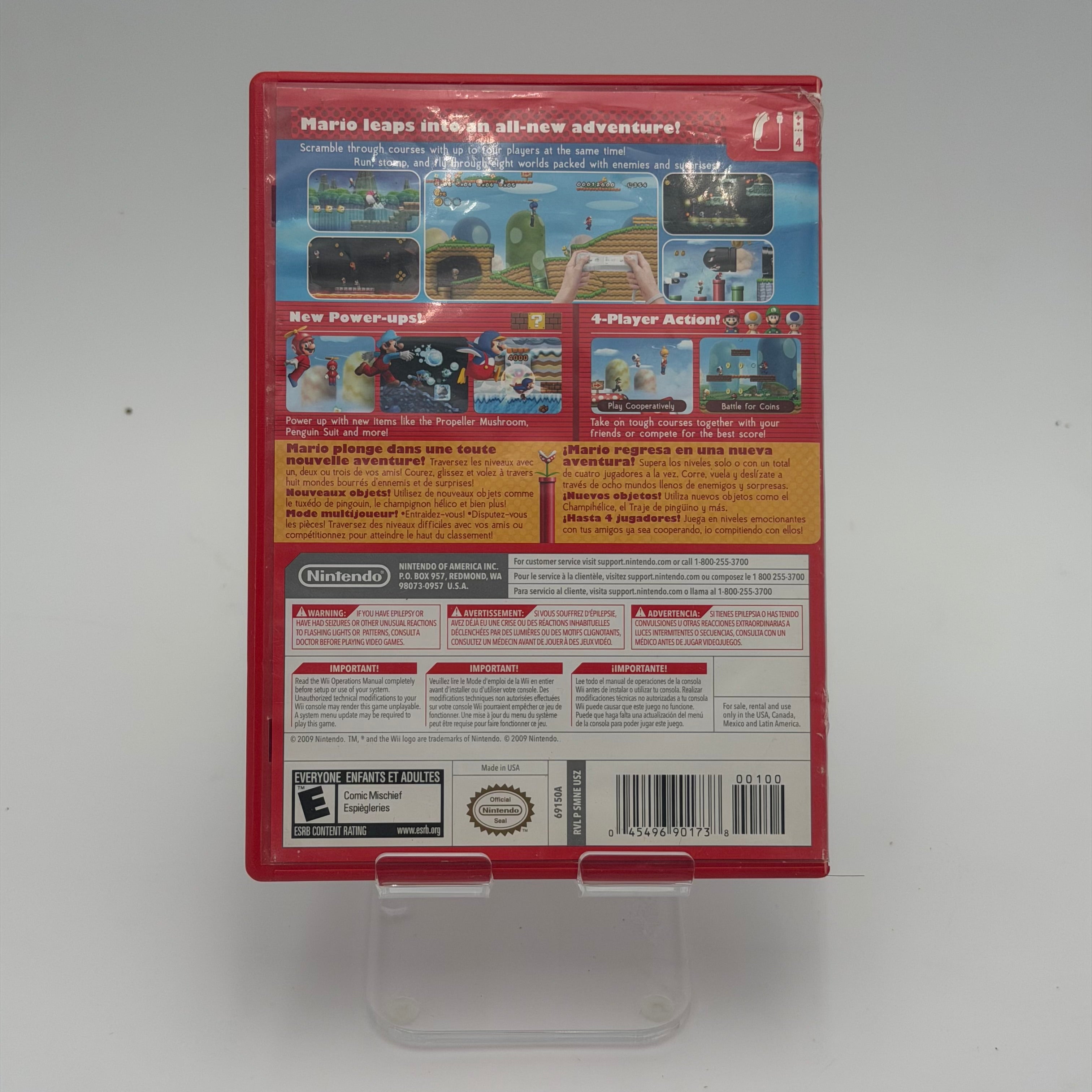 New Super Mario Bros. Wii CIB (Nintendo Wii, 2009) - Complete