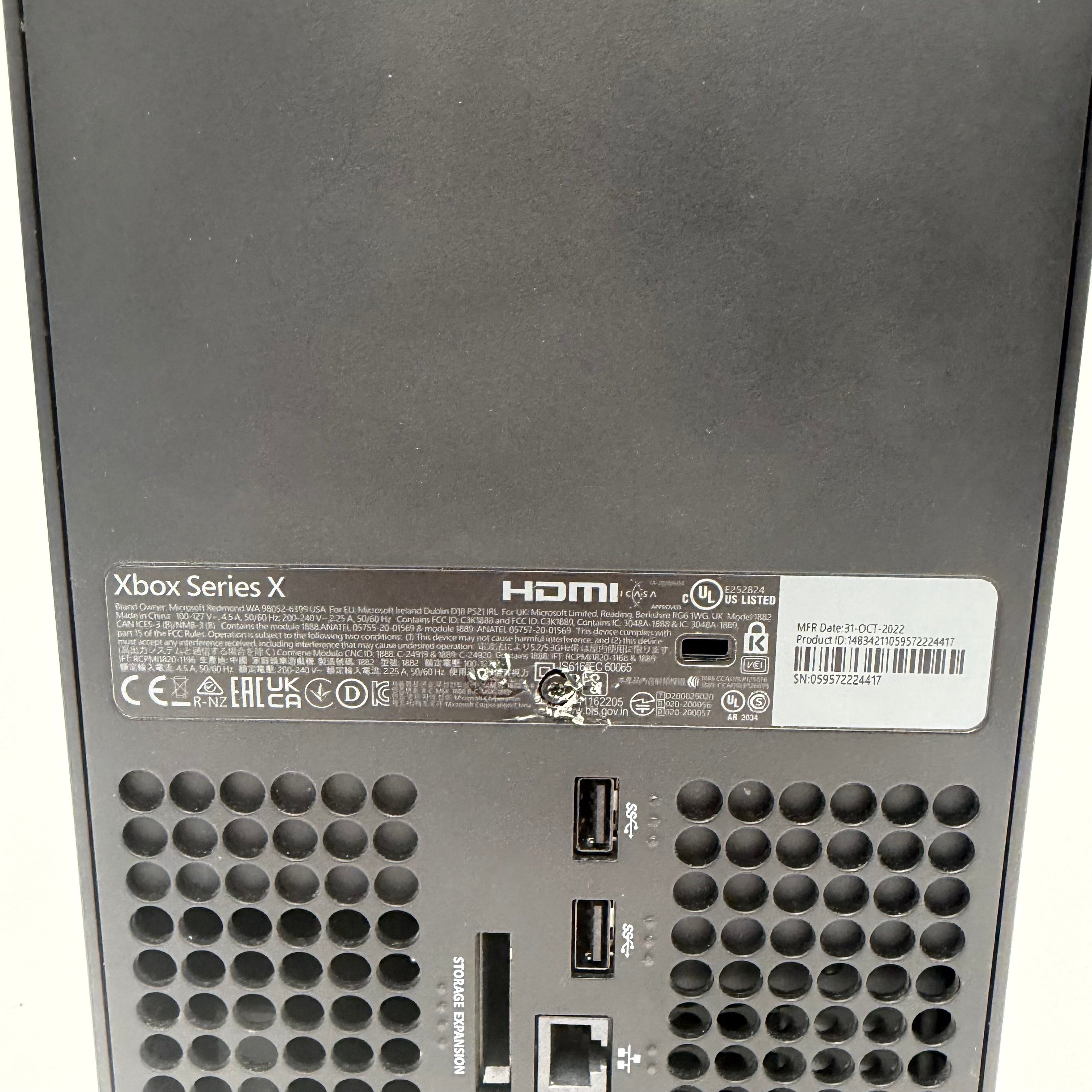 Microsoft Xbox Series X 2020 1TB Black Console - HDMI Port - Boots No Video