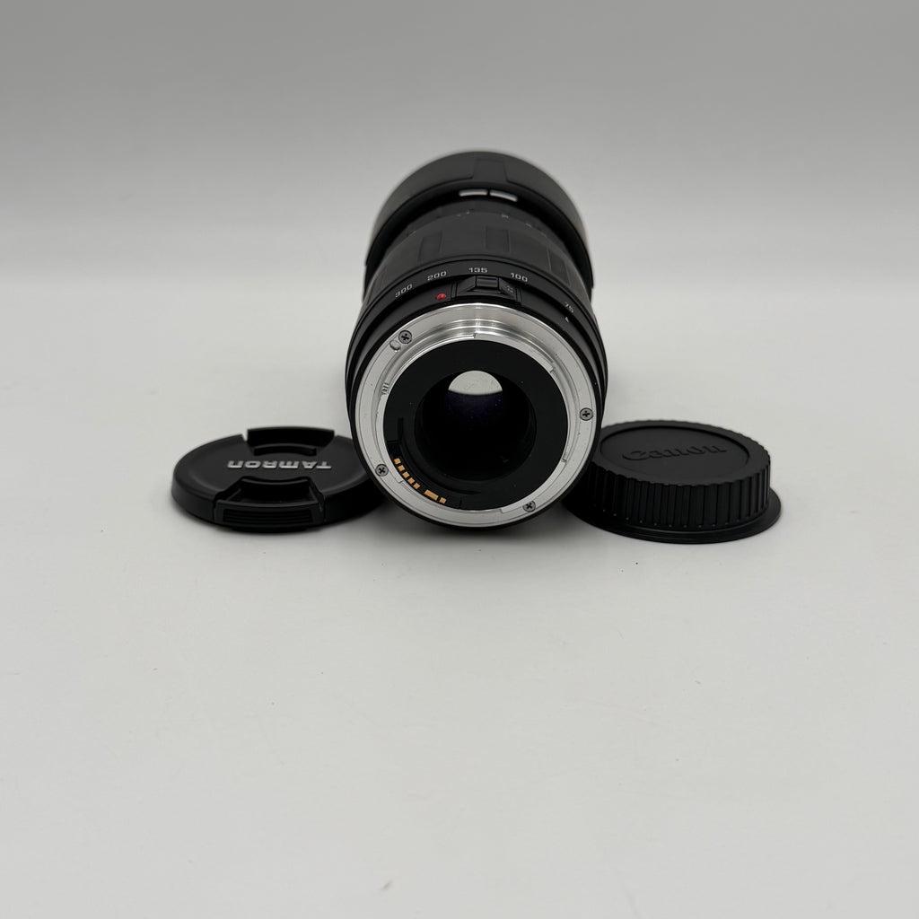 Tamron AF 75-300mm f/4-5.6 LD Tele-Macro 1:3.9 Canon Lens w/ Hood