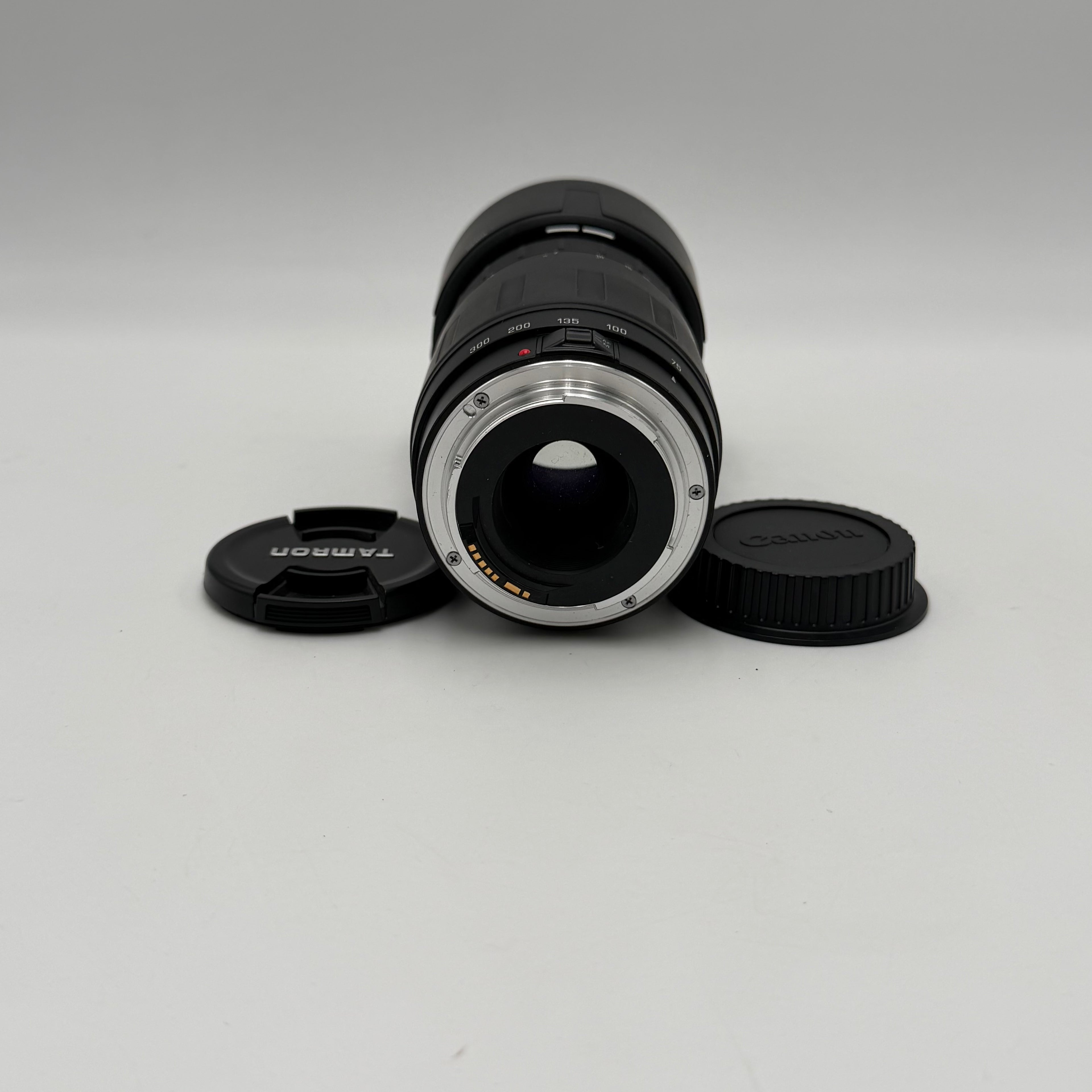 Tamron AF 75-300mm f/4-5.6 LD Tele-Macro 1:3.9 Canon Lens w/ Hood