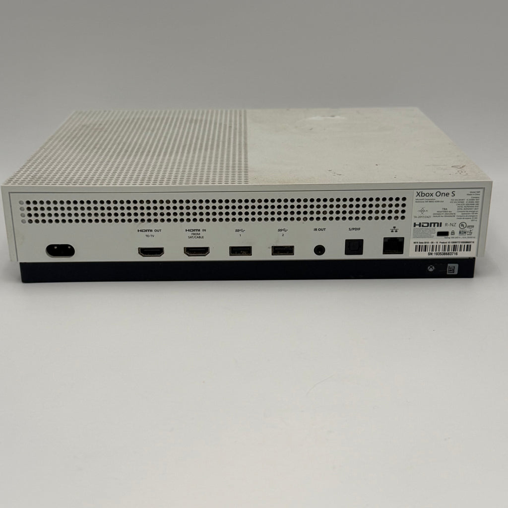 Microsoft Xbox One S 500 GB White Console Only Used C condition