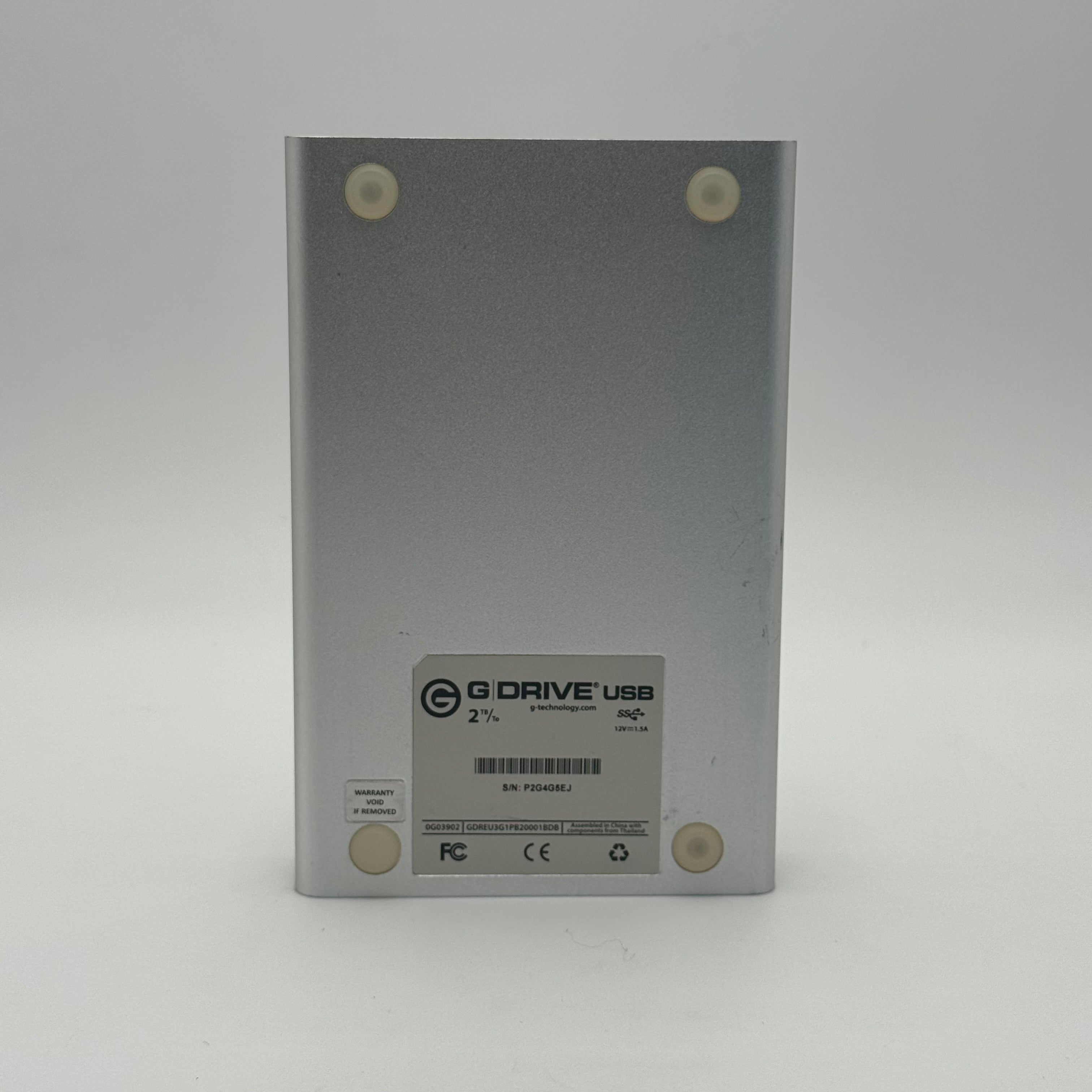 G-Technology 3.5" G-Drive USB 2TB USB-B to USB-A HDD ONLY - Tested/Working