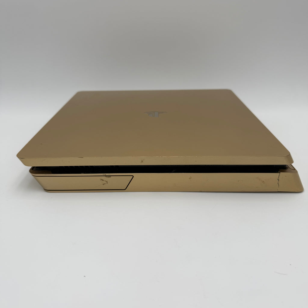 Sony PlayStation 4 PS4 CUH-2015B 1TB Limited Edition Gold Console - READ