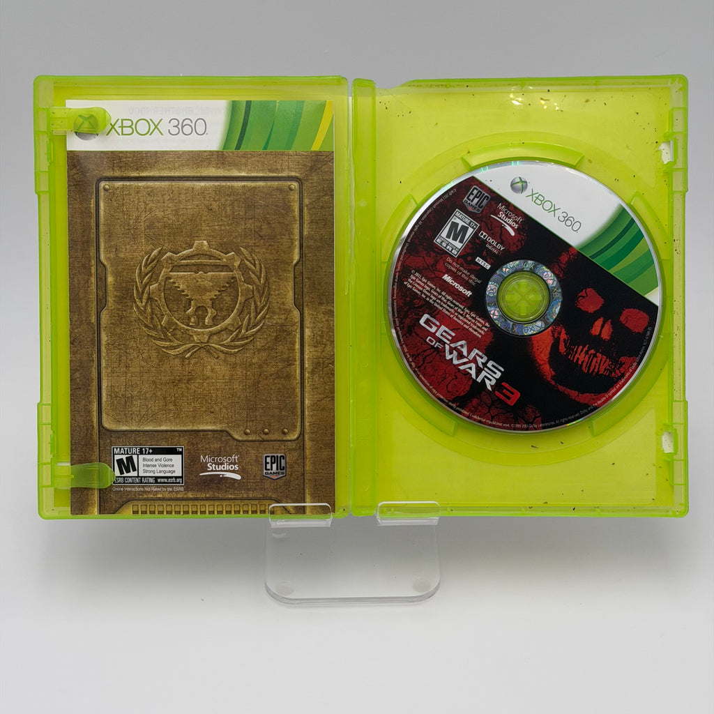 Gears of War 3 (Microsoft Xbox 360, 2011) CIB Complete w/ Manual - TESTED