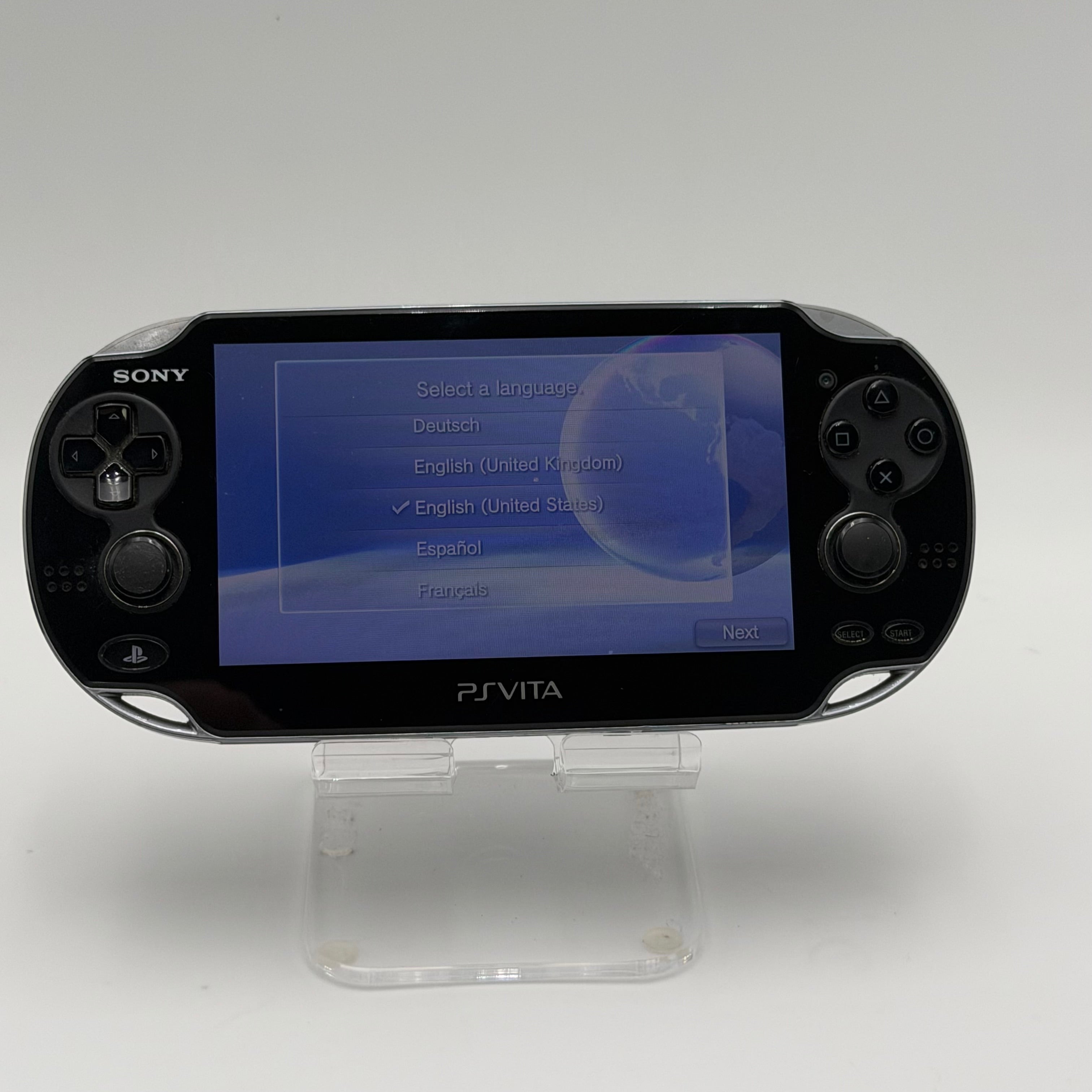 Sony PlayStation Vita PS Vita PCH-1001 Handheld Console Gaming System Black