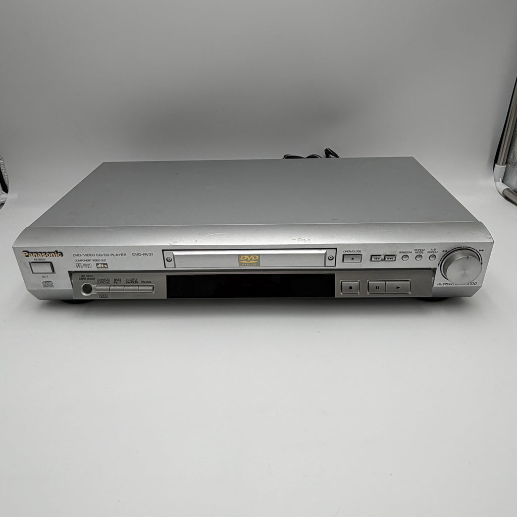 Panasonic DVD-RV31 DVD Player - Broken Silver