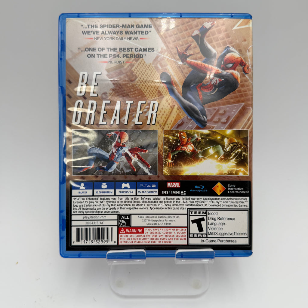 PlayStation 4 Marvel Spider-Man Video Game