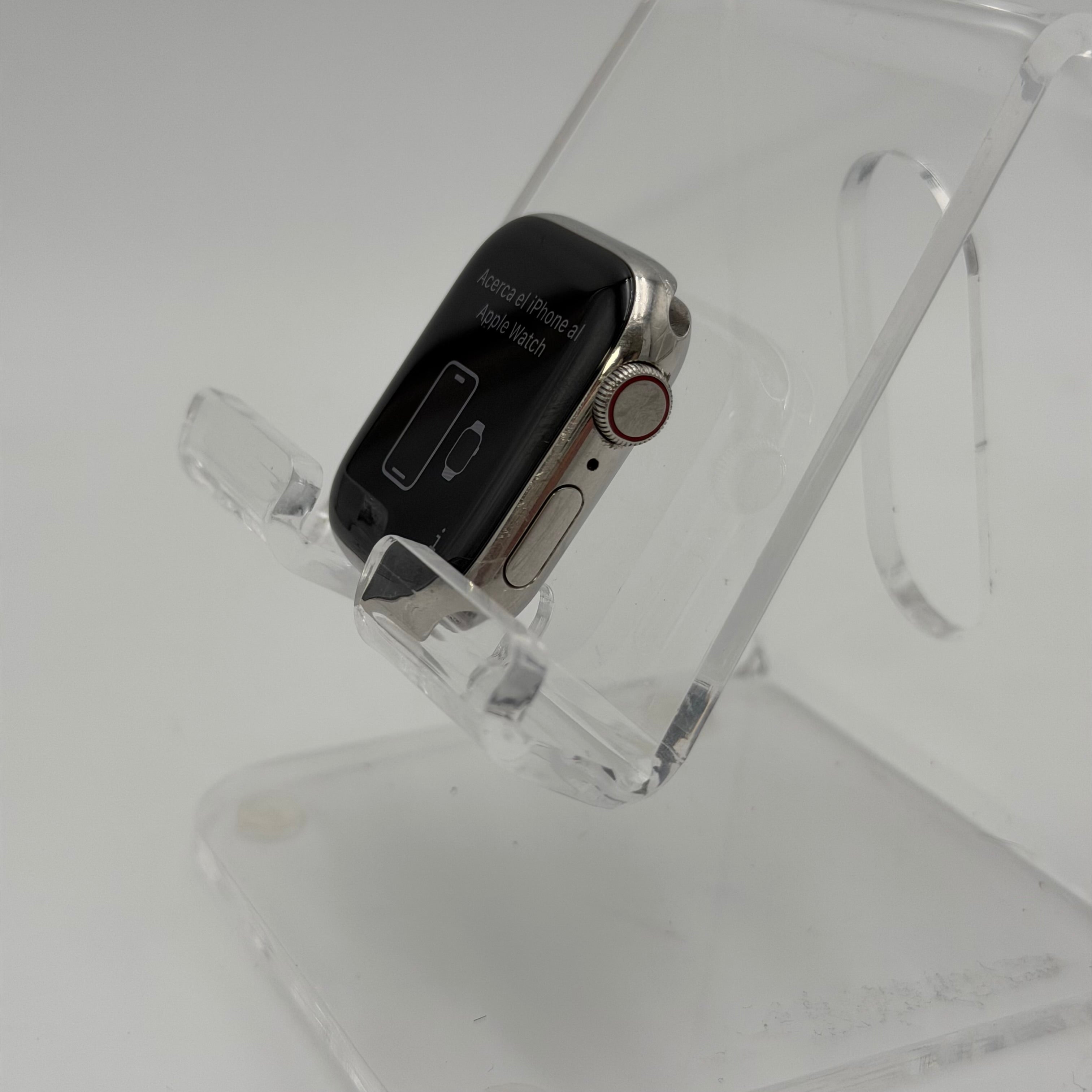 Apple Watch Series 8 Cellular A2772 41mm Stainless Steel Smart Watch