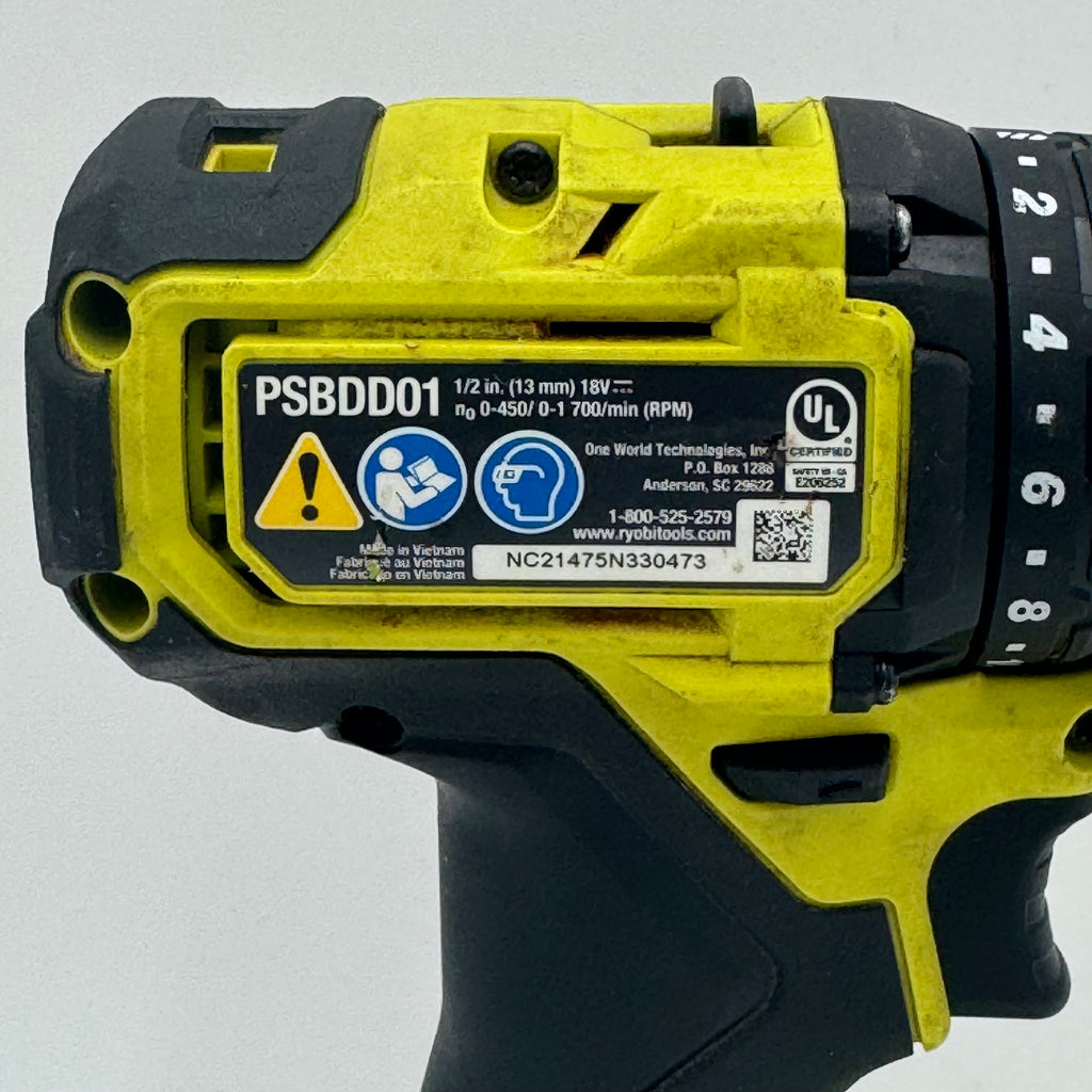 Ryobi ONE+ HP 18V 1/2" Brushless Drill Driver PSBDD01 w/ Battery & Charger Works