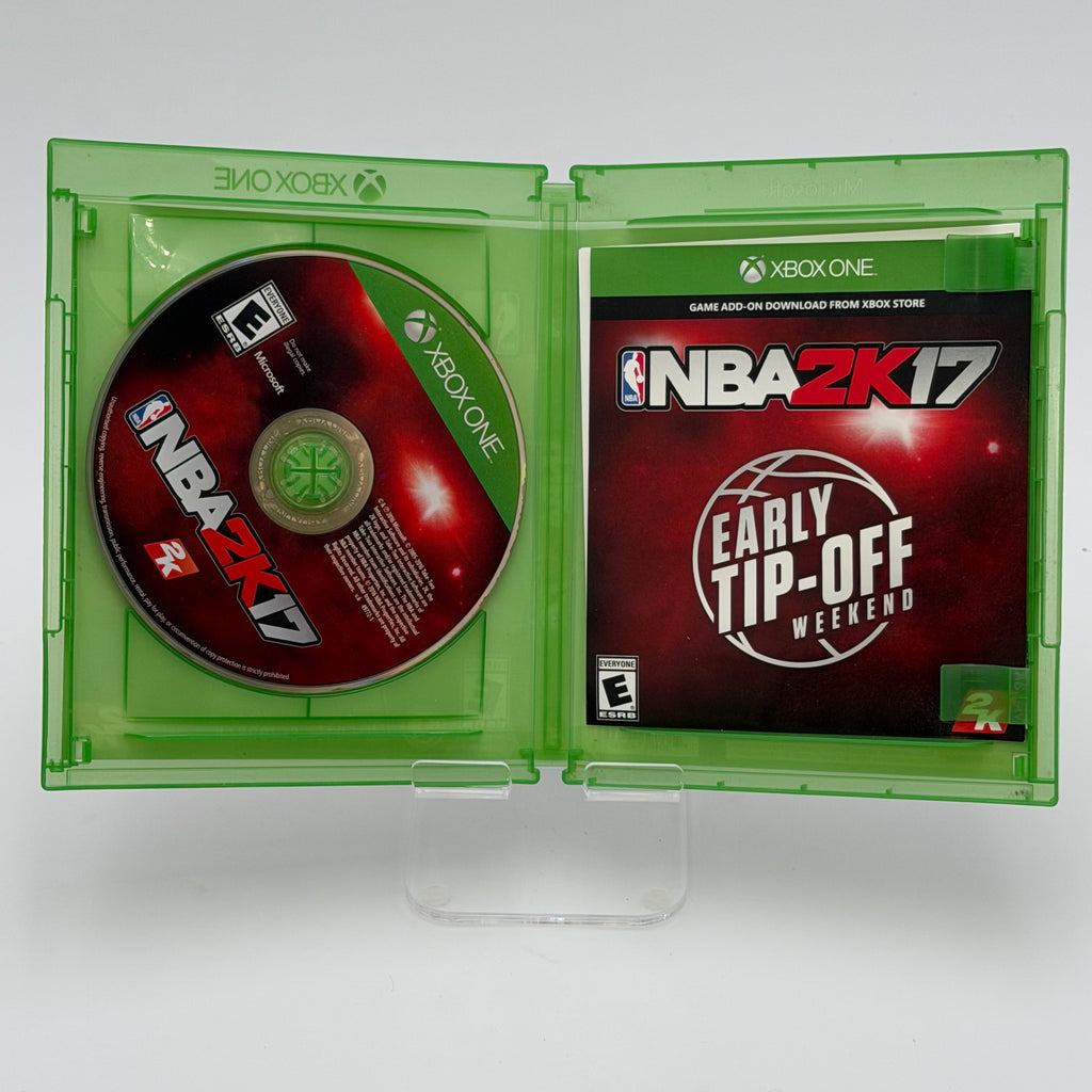 Xbox One NBA 2K17 Complete Video Game w/ Case, Manual & Inserts - Tested