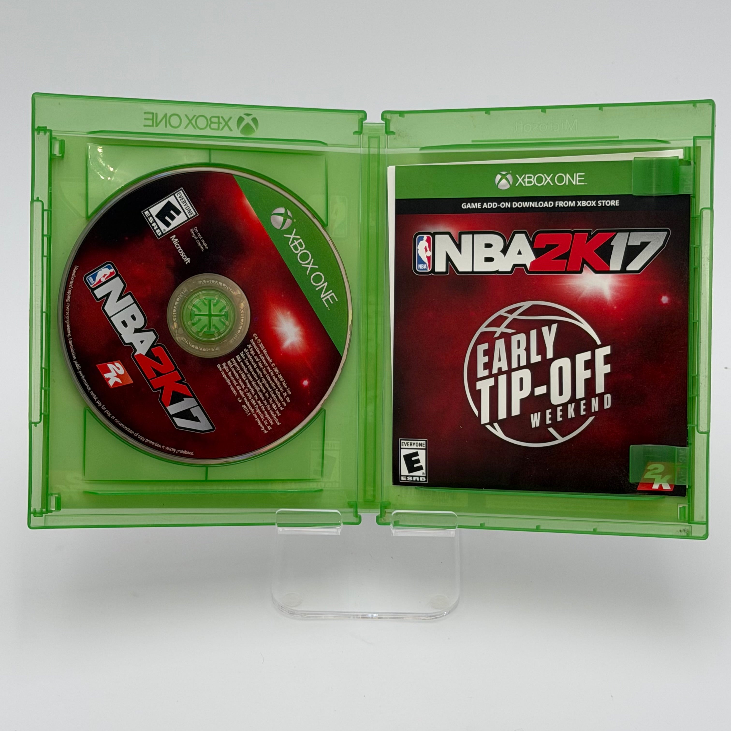 Xbox One NBA 2K17 Complete Video Game w/ Case, Manual & Inserts - Tested