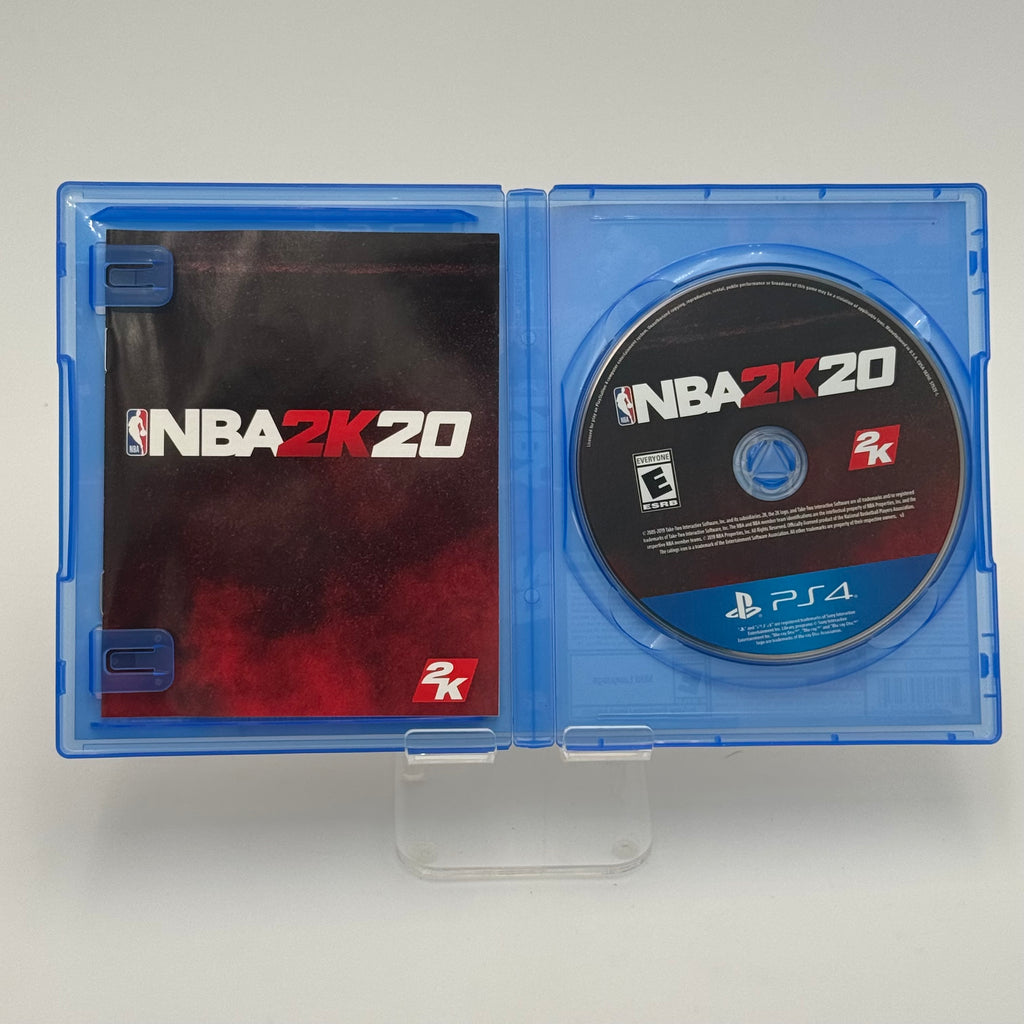 PlayStation 4 NBA 2K20 Video Game w/Case & Manual Tested