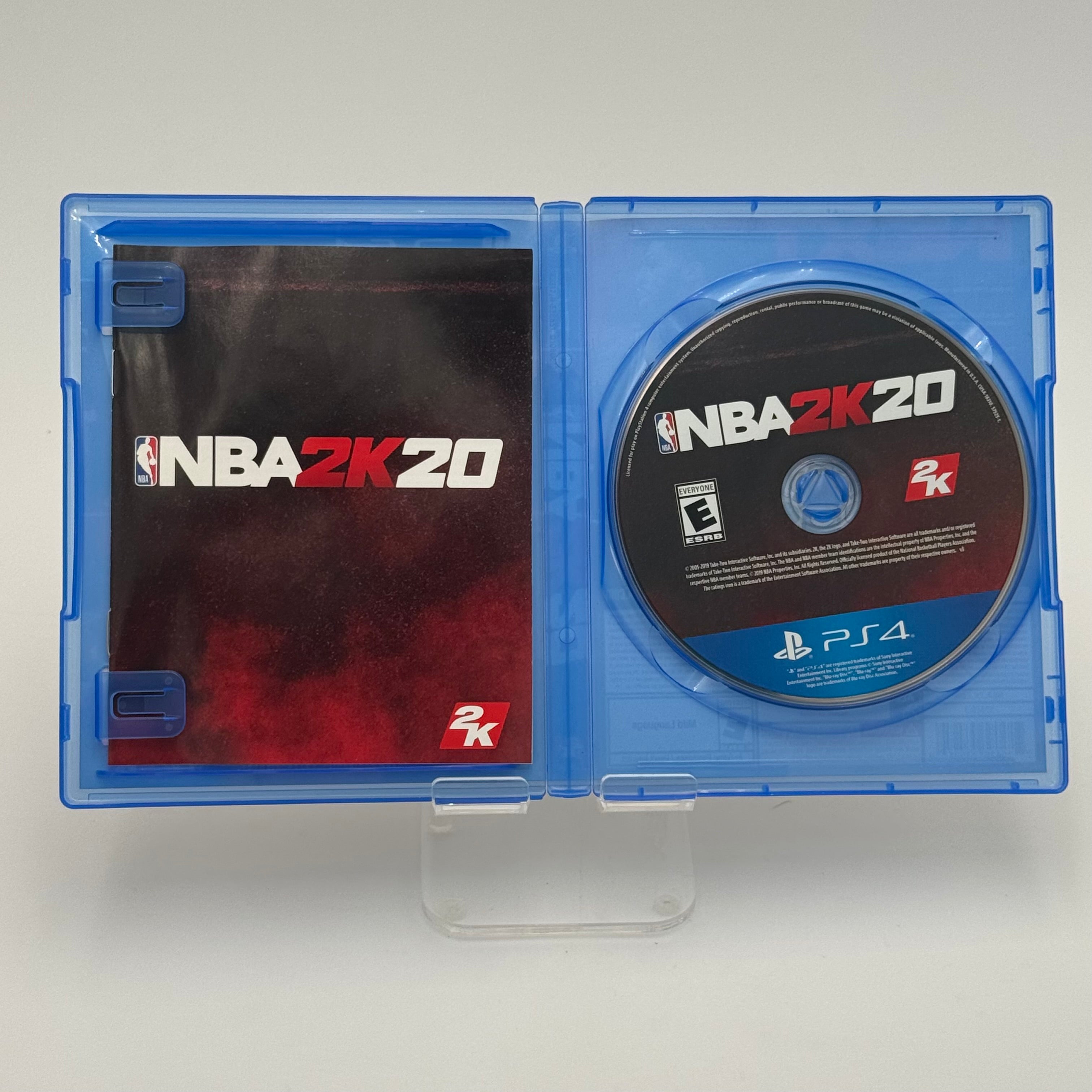 PlayStation 4 NBA 2K20 Video Game w/Case & Manual Tested