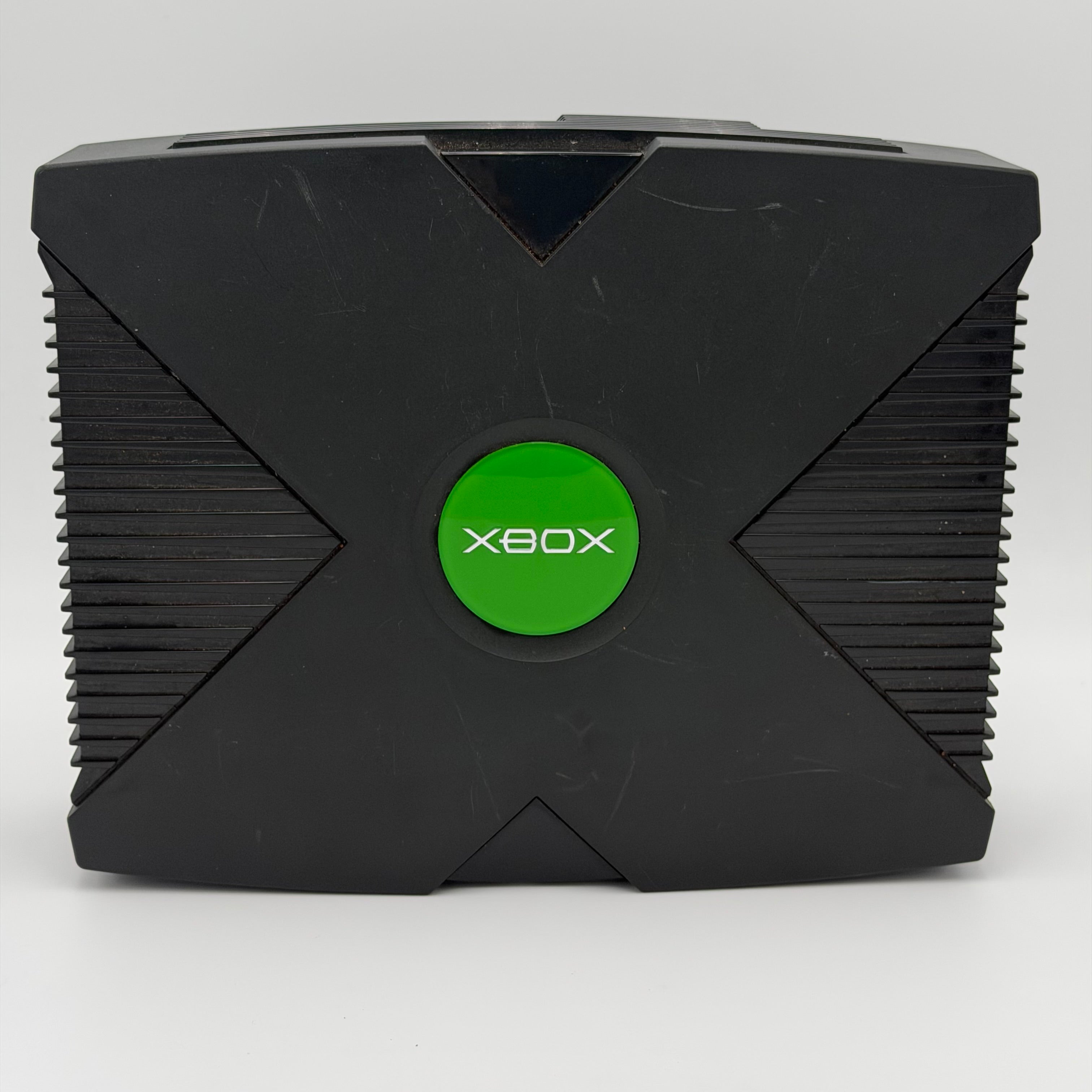 Microsoft Xbox (2001) Black Console - Broken for Parts/Repair