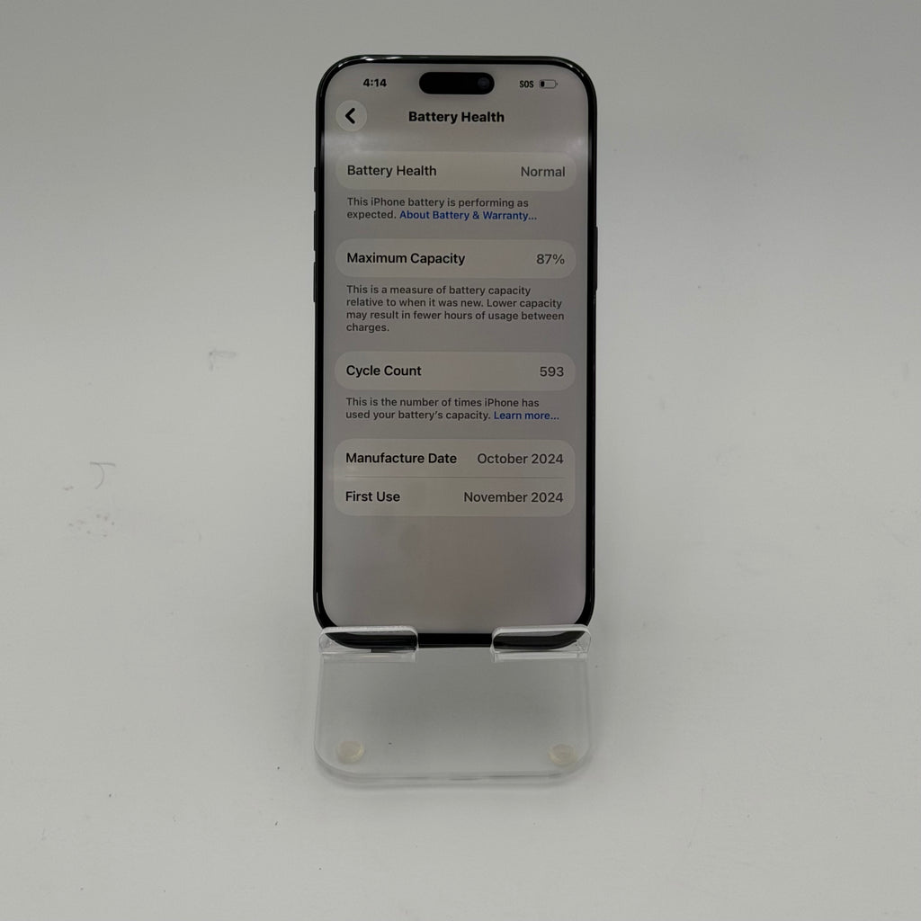 Apple iPhone 16 Pro Max - 256 GB - Black Titanium (Unlocked)