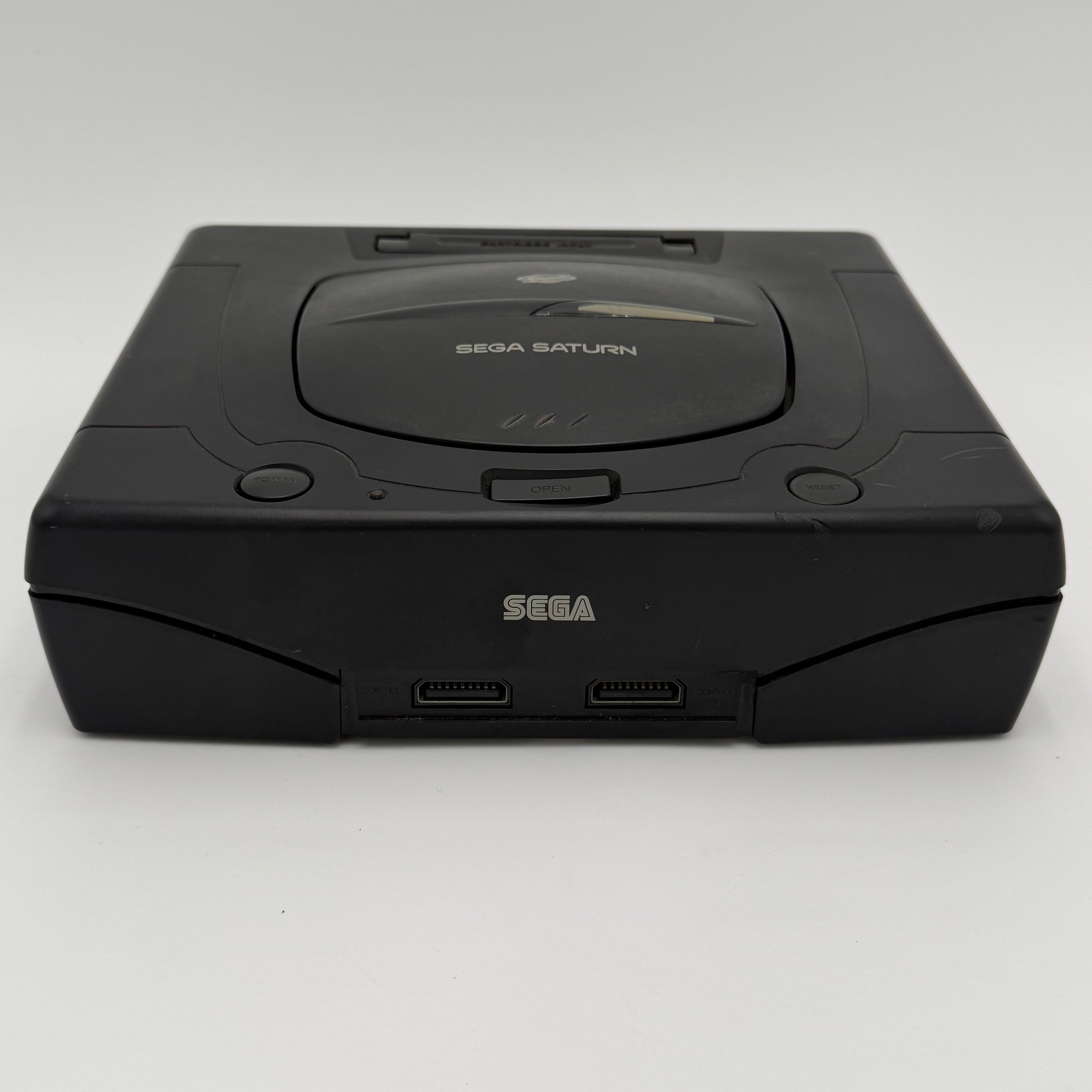 Sega Saturn 1994 Video Game Console - Black, Broken, For Parts