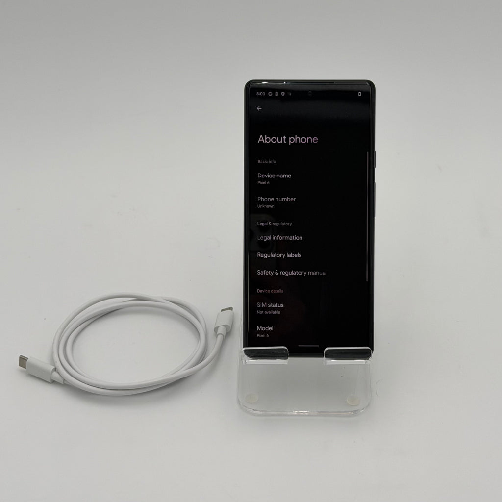 Google Pixel 6 128GB Unlocked Smartphone - Black