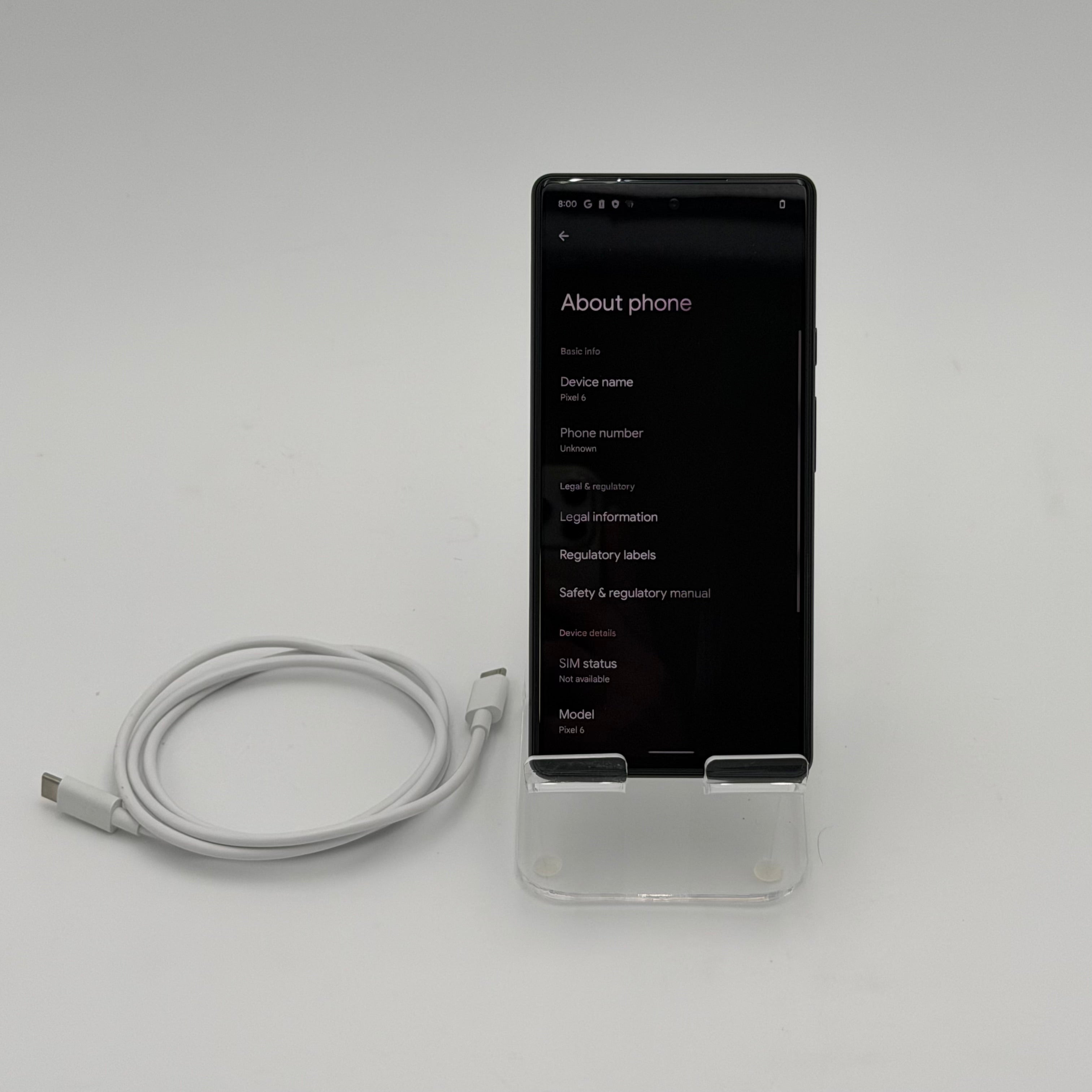 Google Pixel 6 128GB Unlocked Smartphone - Black