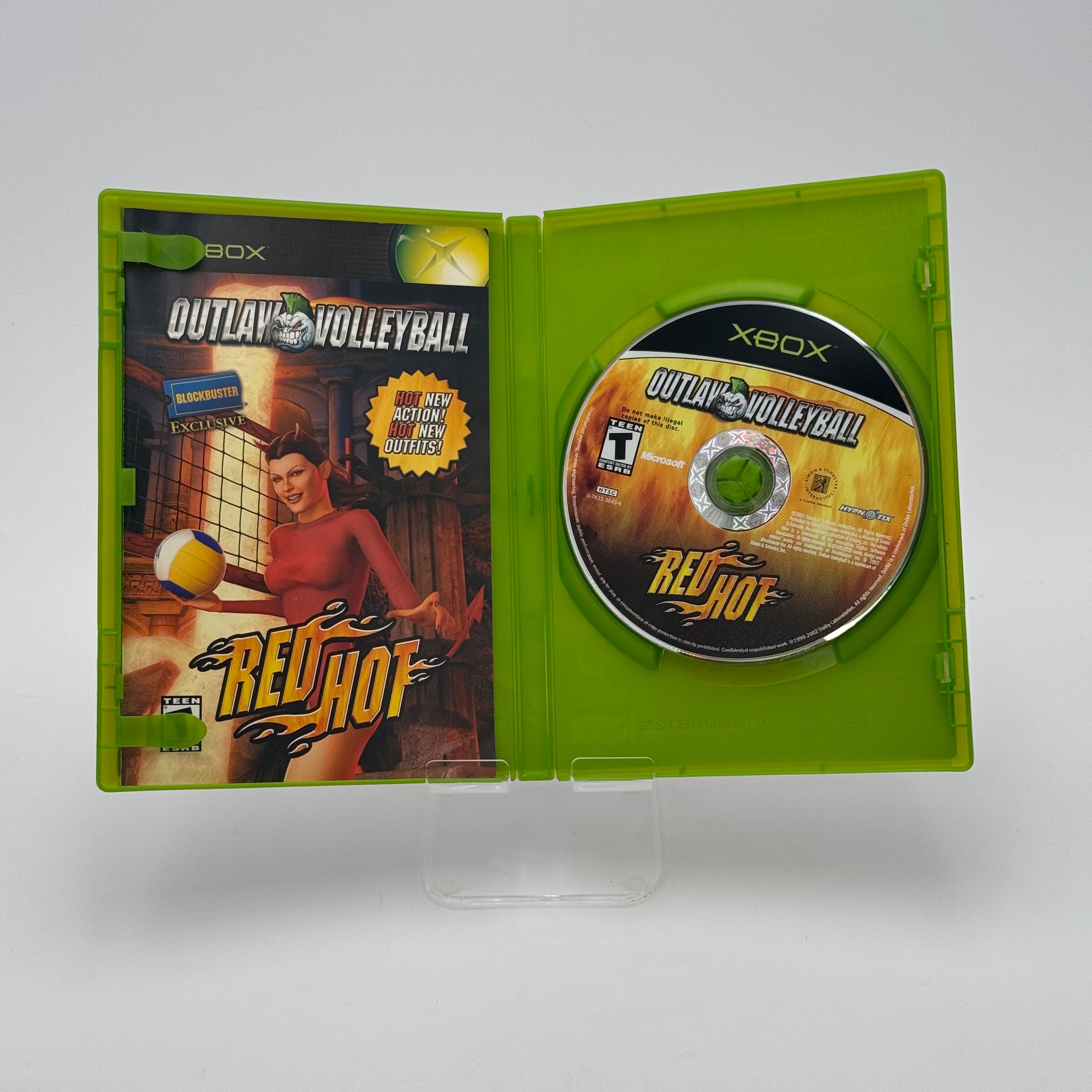 Xbox Outlaw Volleyball Red Hot Video Game