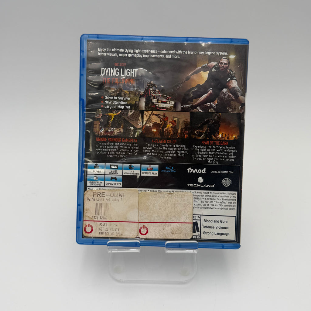 Dying Light: The Following Enhanced Edition (PlayStation 4) Complete Tested