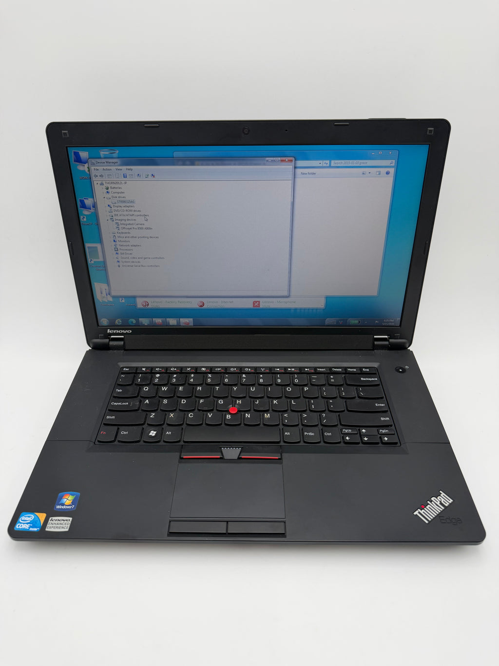 Lenovo ThinkPad Edge Laptop 15-inch Core i5 5th Gen 8GB RAM 500GB Black Broken