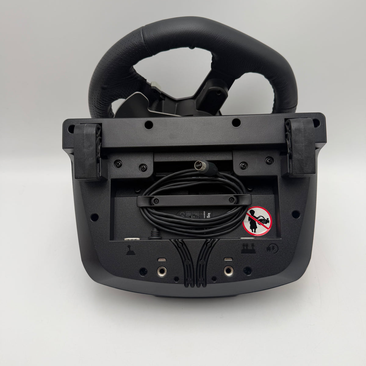 Logitech G920 Steering Wheel and Pedal Game Controller Used Black