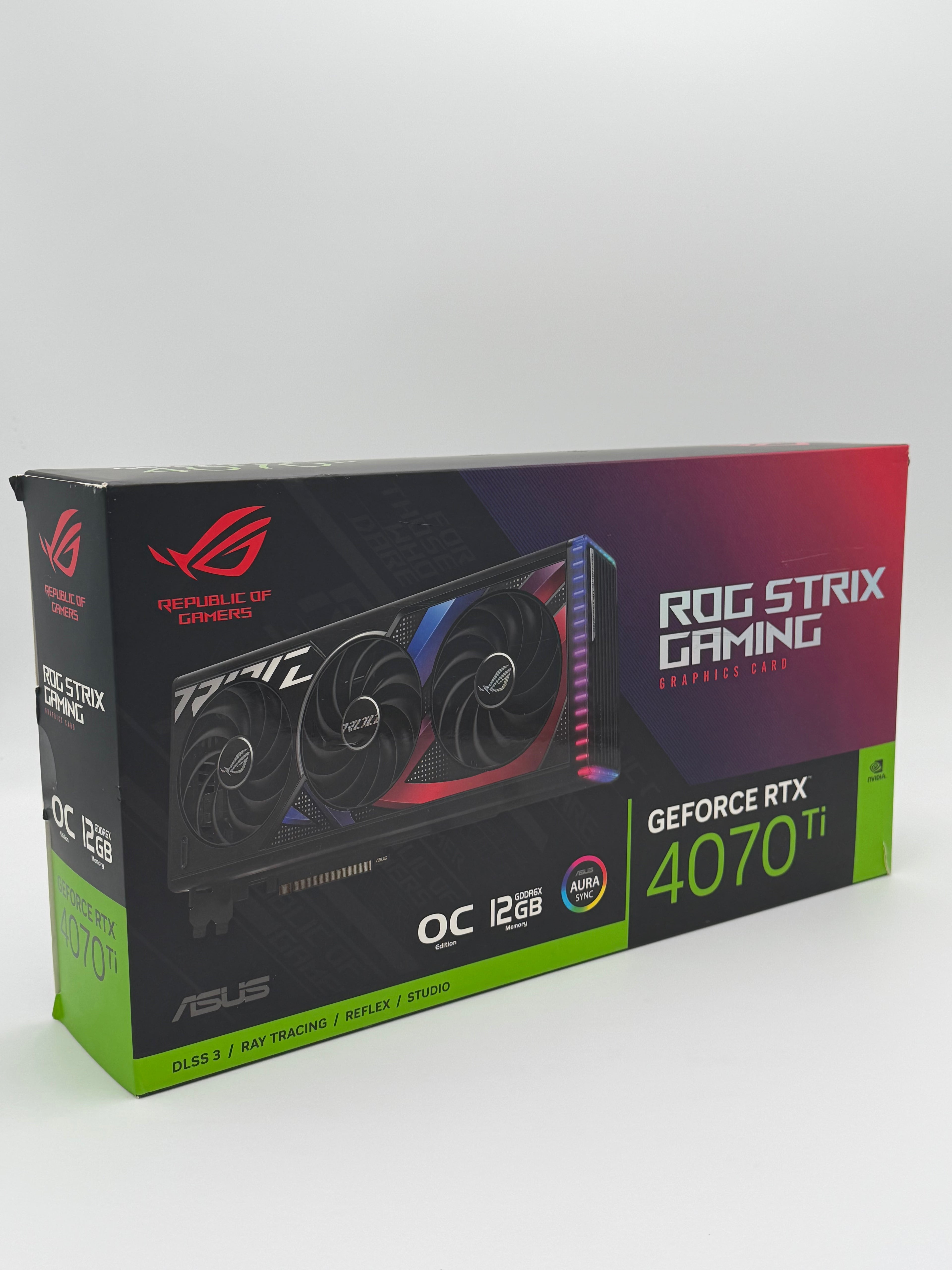 Asus ROG STRIX GeForce RTX 4070 Ti 12GB OC Graphics Card - Black