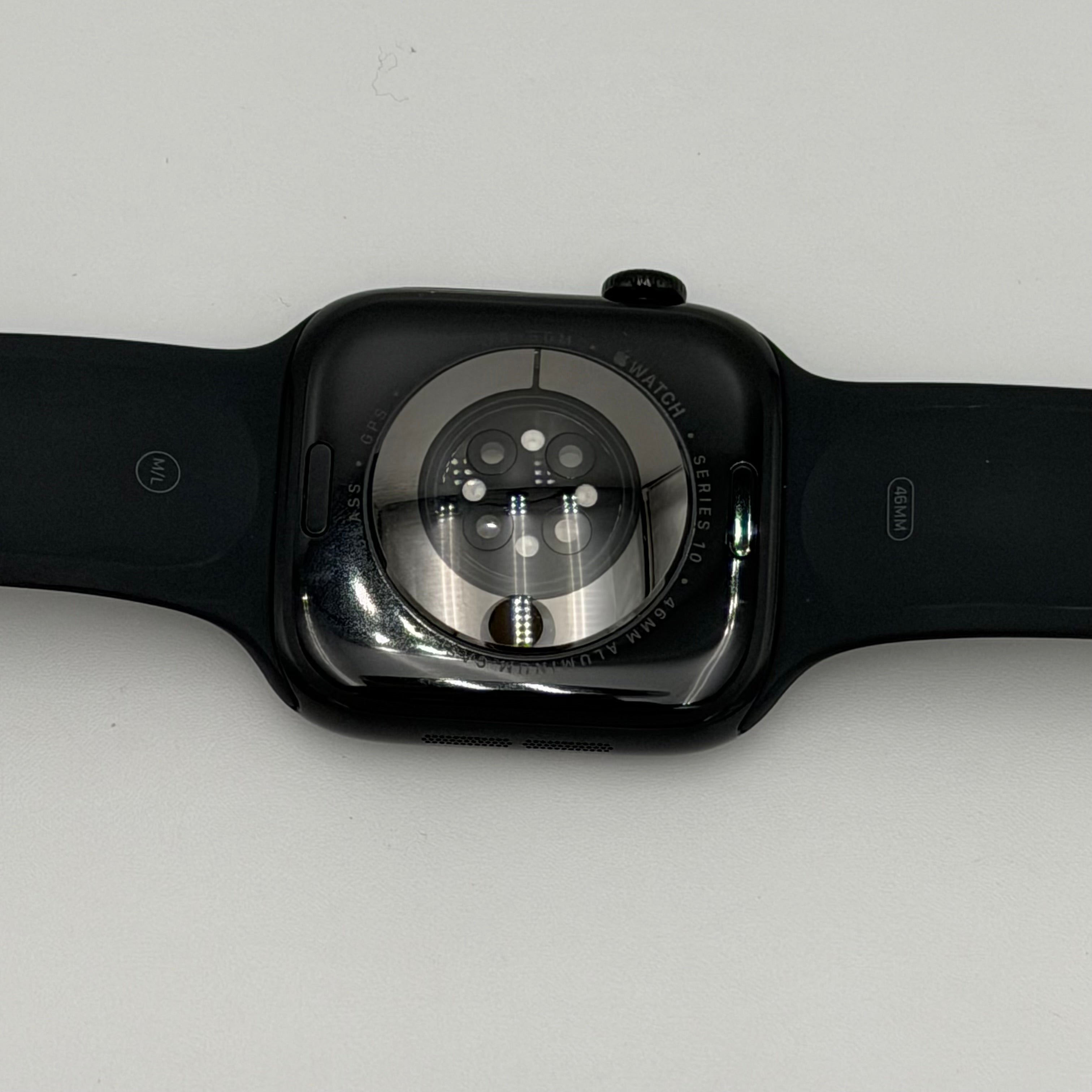 Apple Watch Series 10 GPS + cellular 46mm Black Aluminum Smart Watch