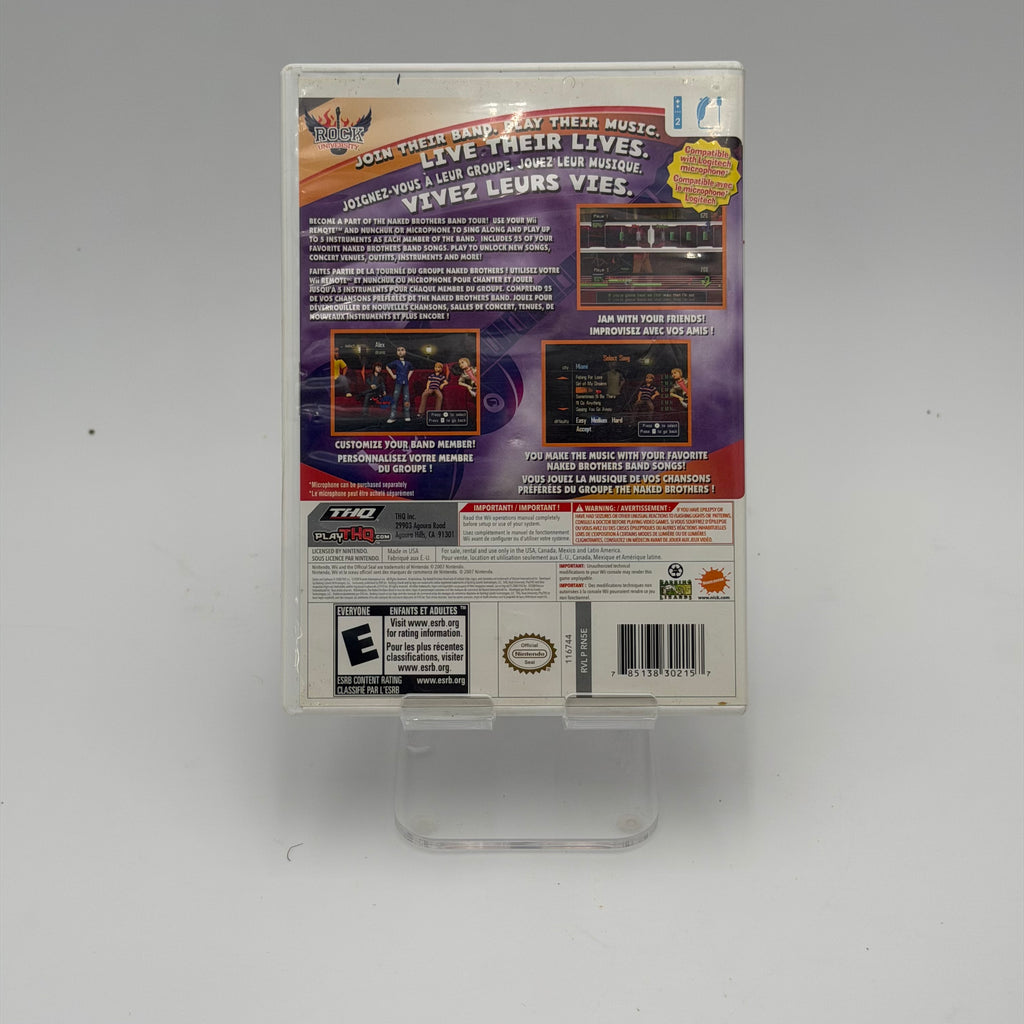 The Naked Brothers Band: The Video Game Nintendo Wii - Complete