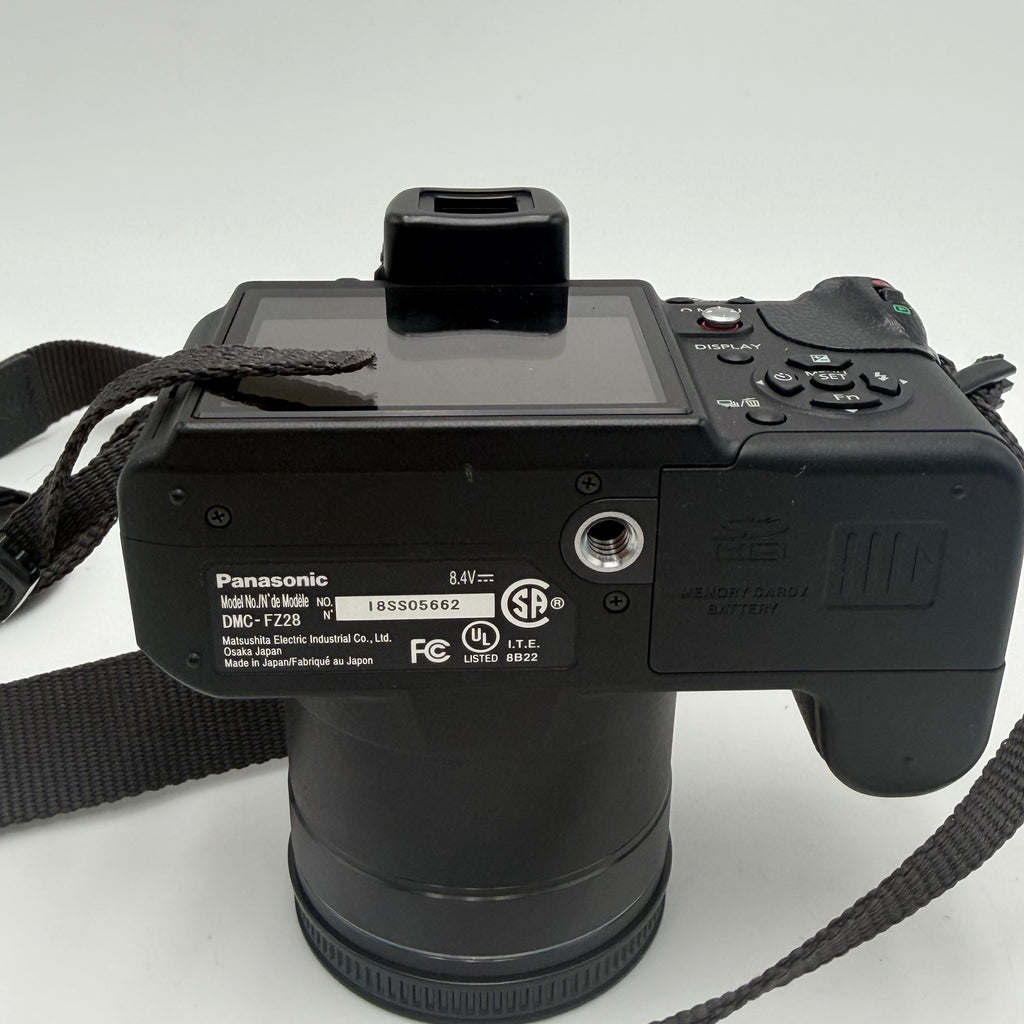 Panasonic DMC-FZ28 Digital Camera Black Used - B