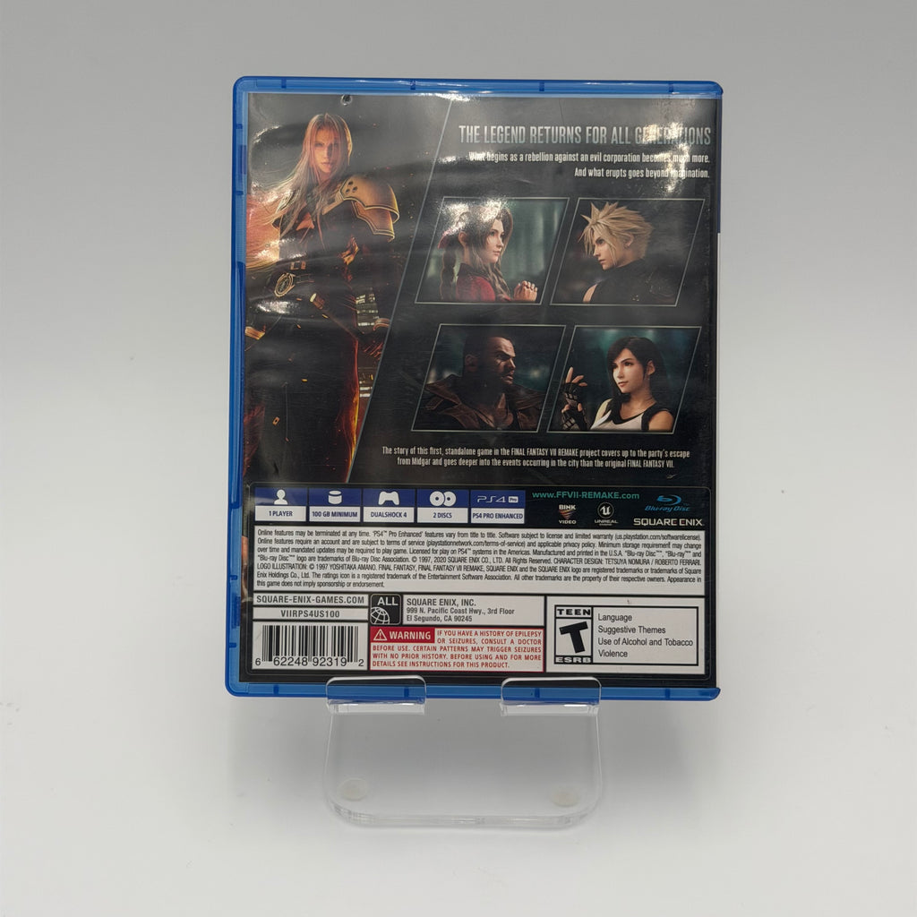 Final Fantasy VII Remake - Sony PlayStation 4 CIB